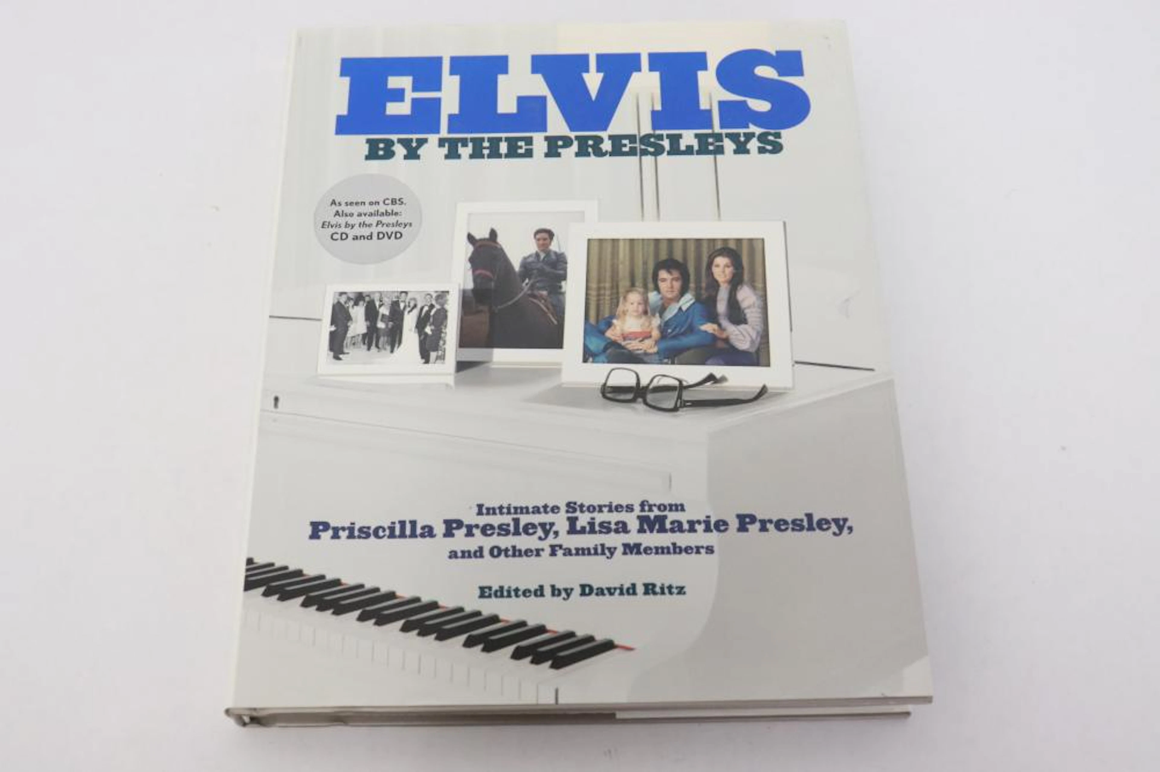 "Elvis by the Presleys" by David Ritz, signed by Priscilla Presley