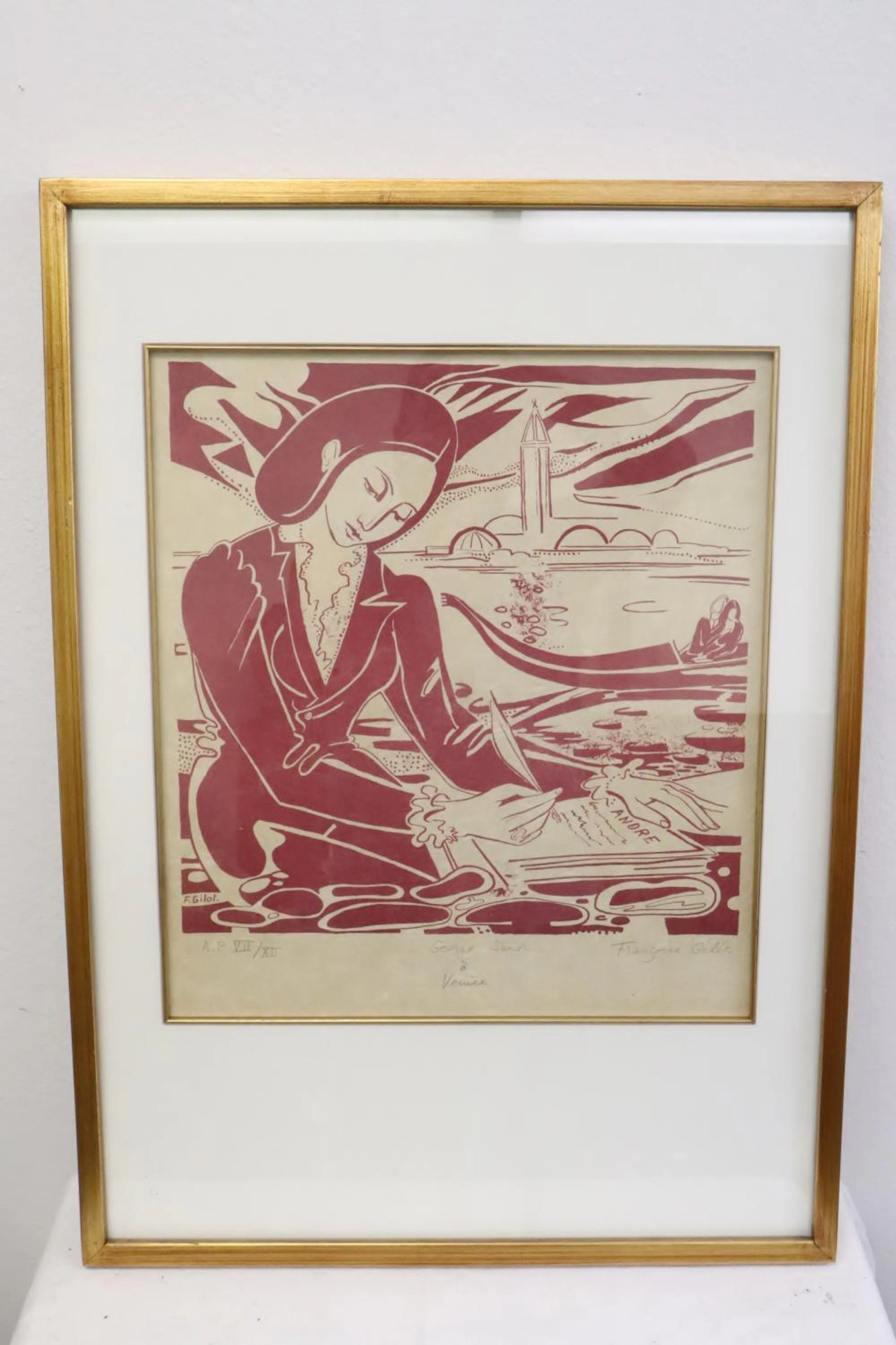 Lithograph on special paper by Francoise Gilot