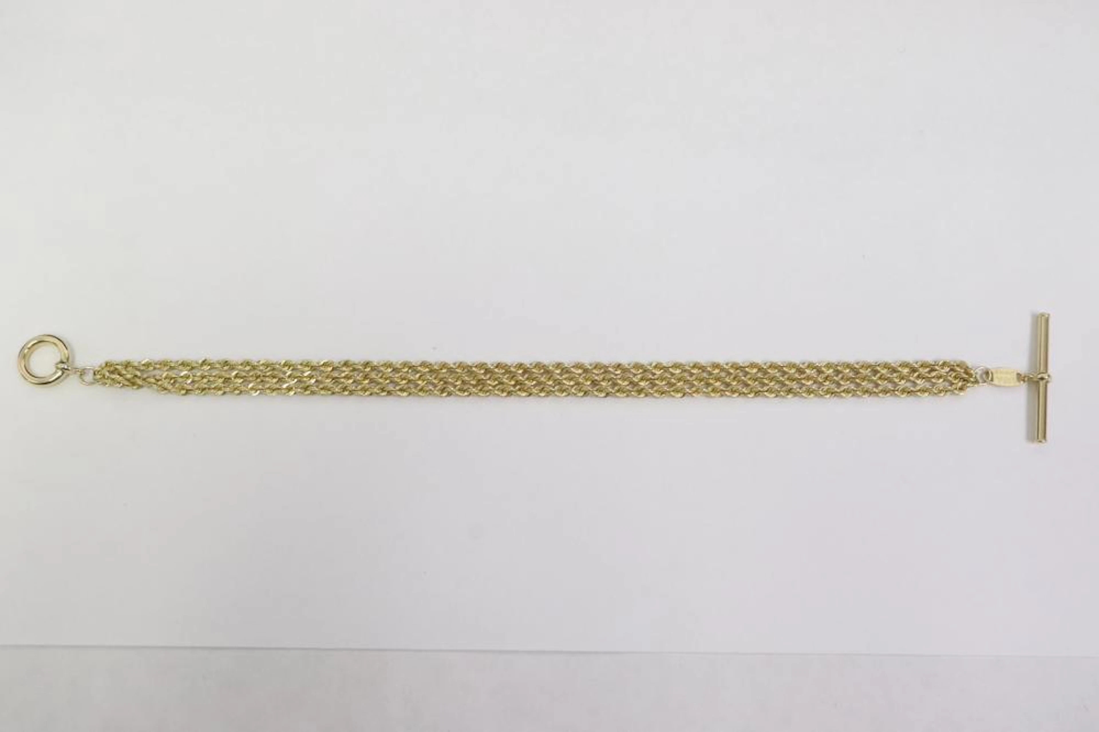 triple strand 14K bracelet by Michael Anthony