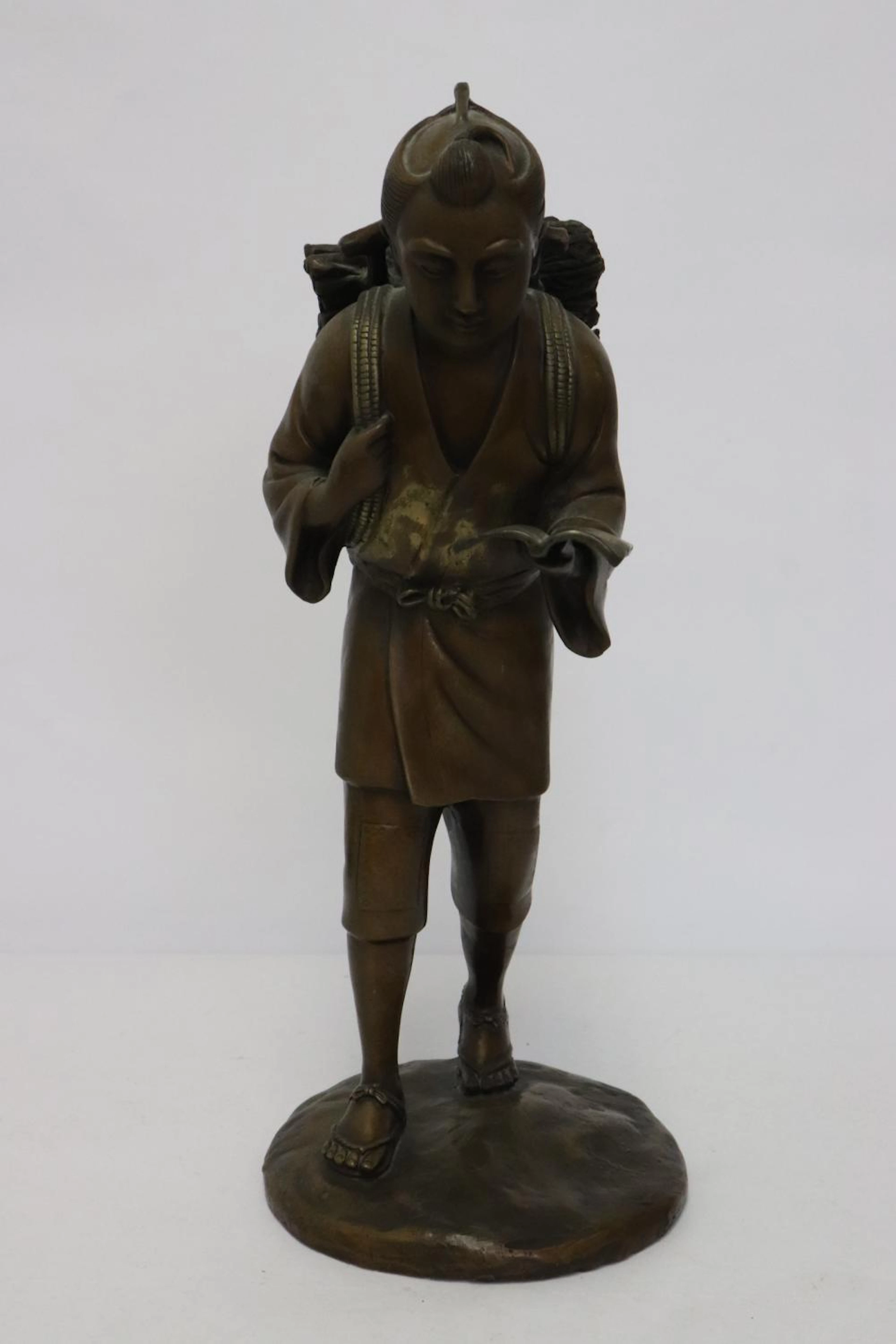 Vintage Japanese bronze sculpture