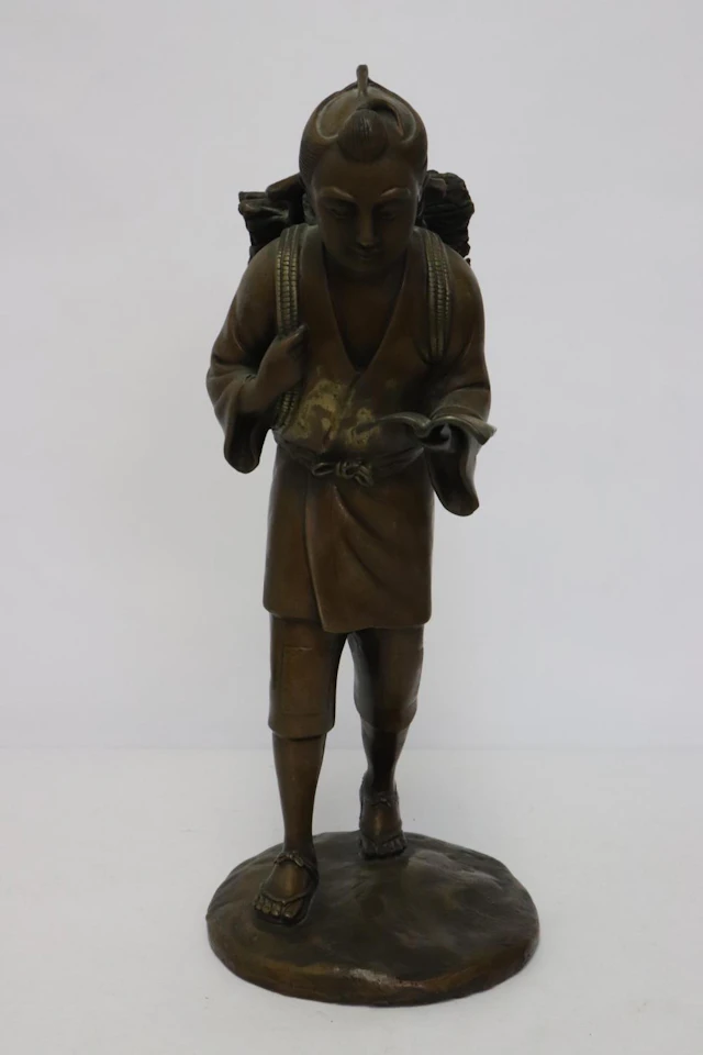 Vintage Japanese bronze sculpture