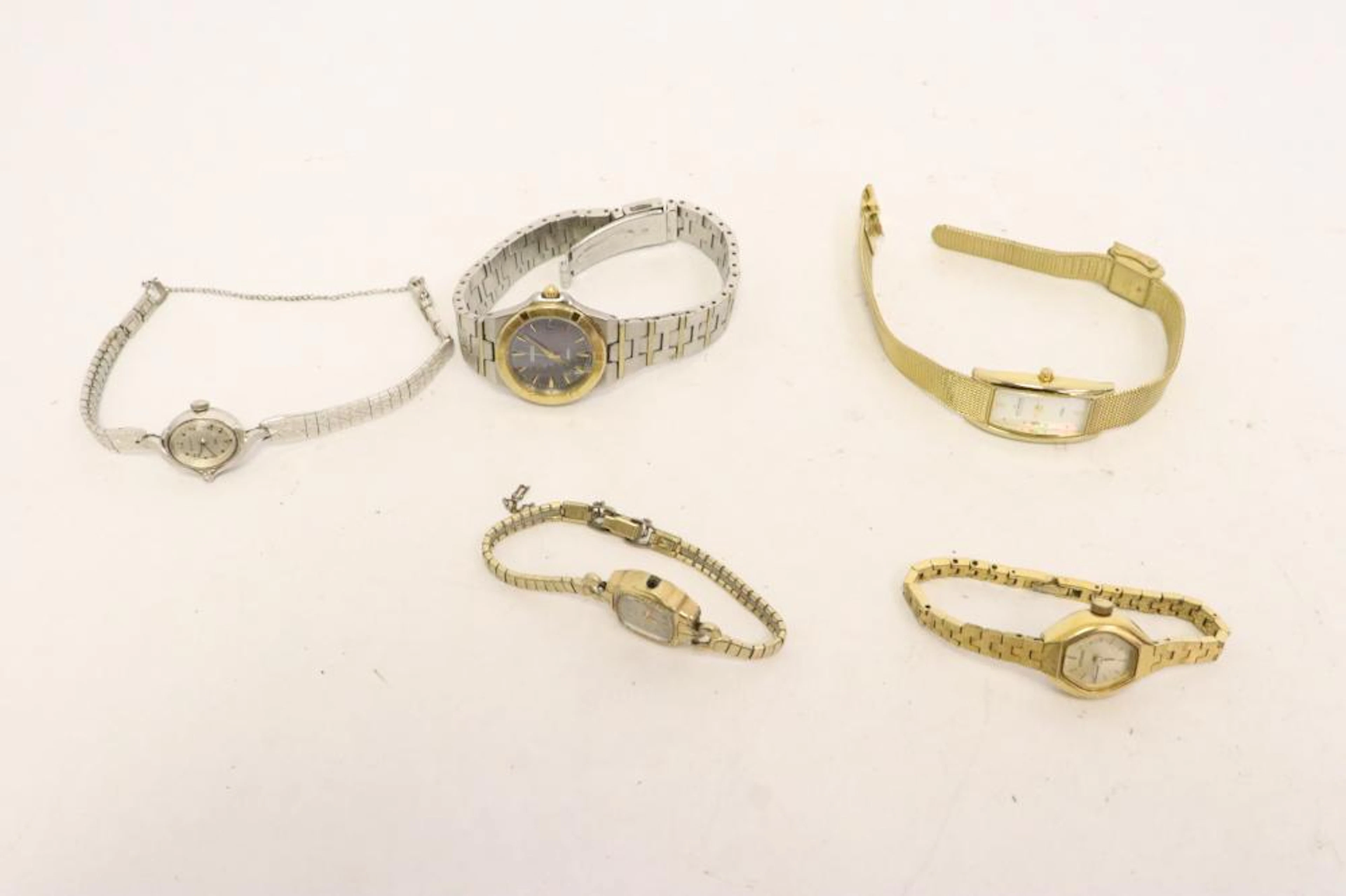 5 lady's wrist watches