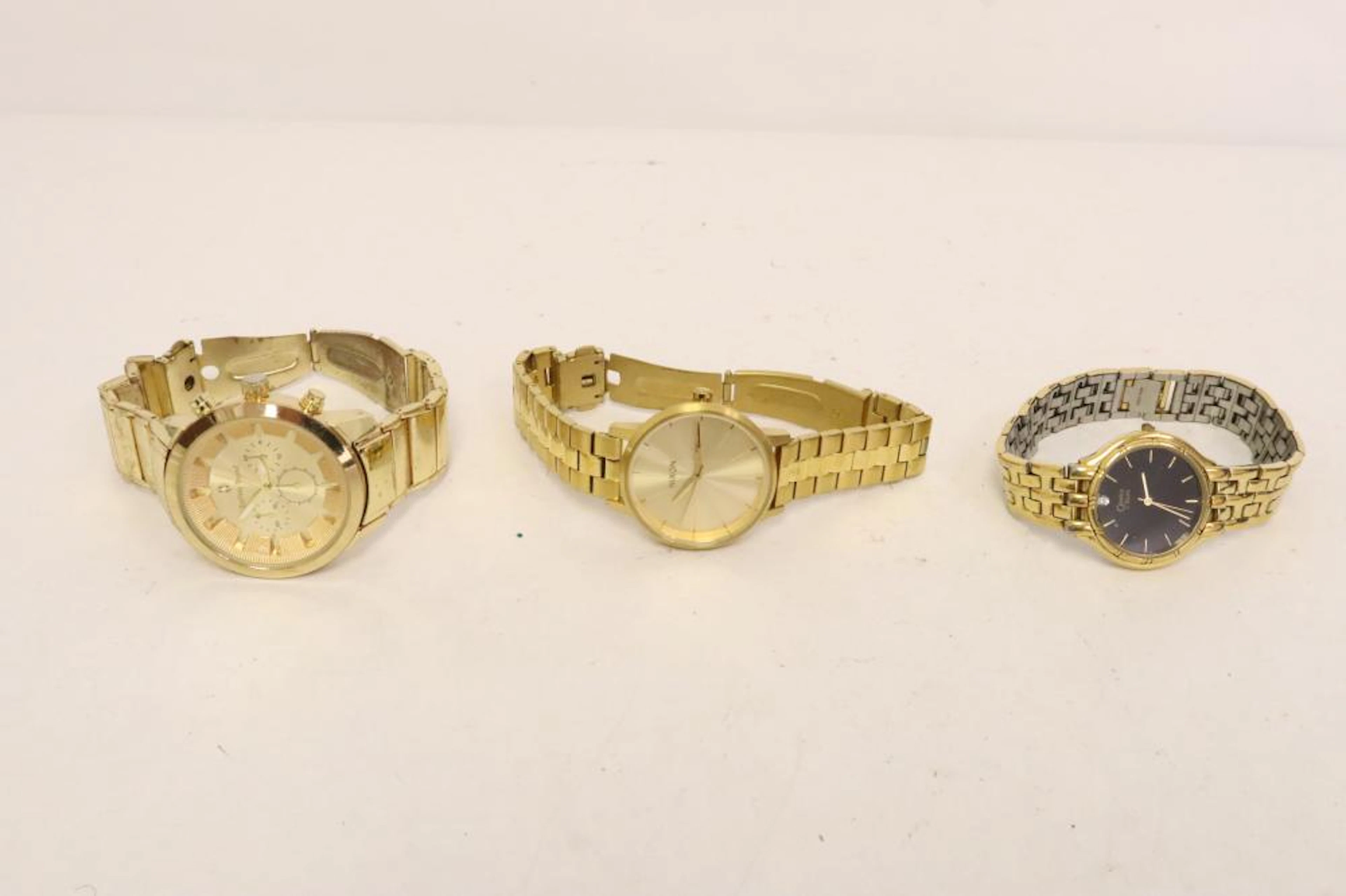 3 men's wrist watches