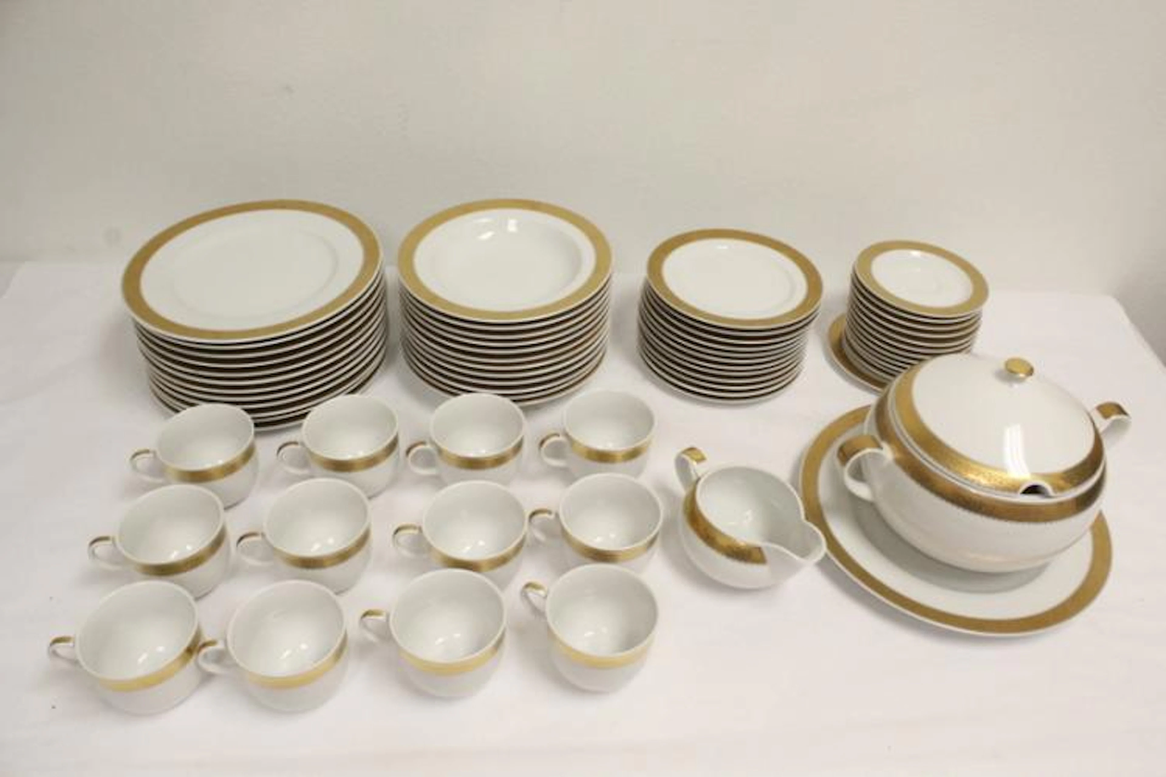 Haviland porcelain dinner set made in Czechoslovakia
