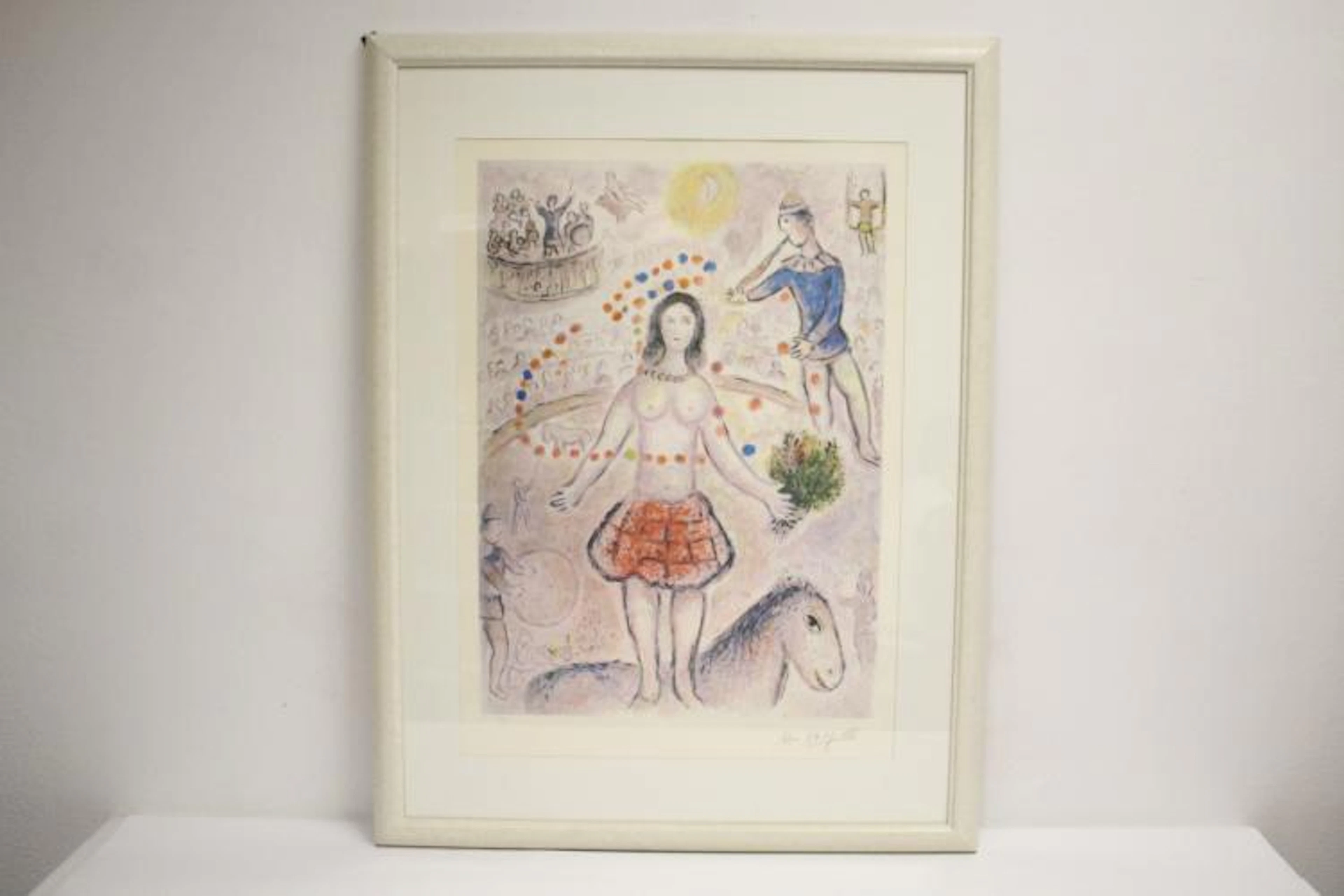 Pencil signed litho, Marc Chagall, ed. 101/500