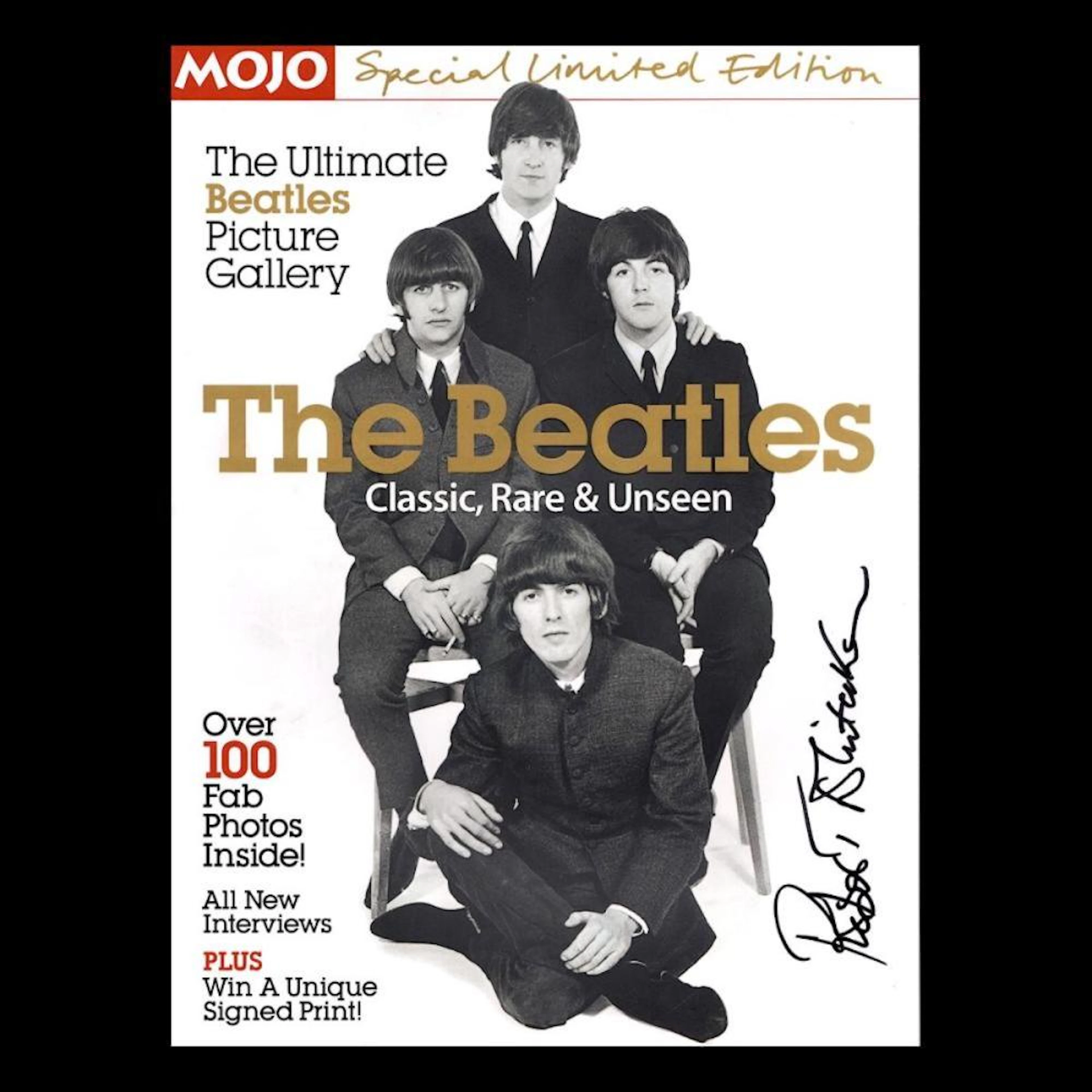 The Beatles - Robert Whitaker - Autographed Magazine