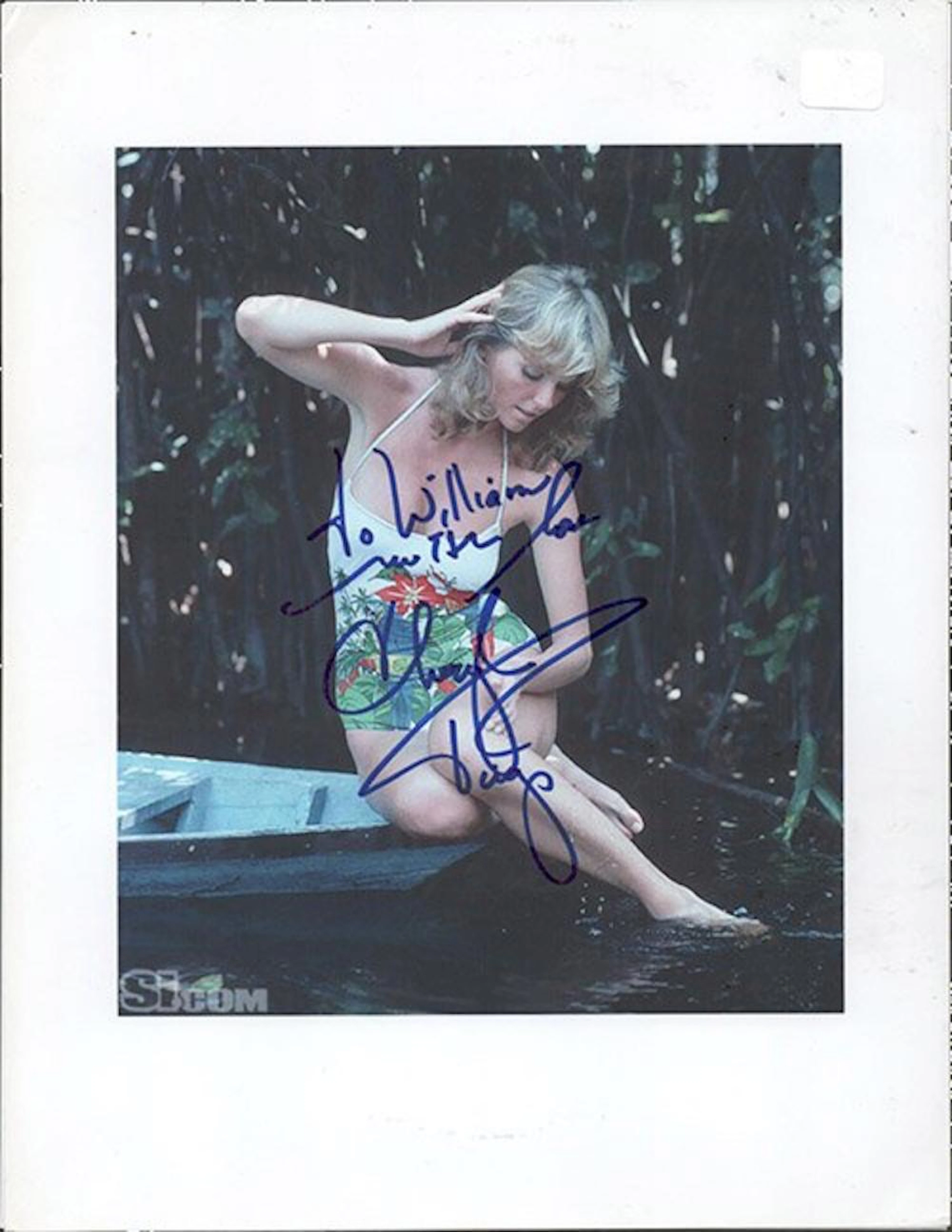 CHERYL TIEGS SIGNED 8.5 X 11 PHOTOGRAPH W/COA