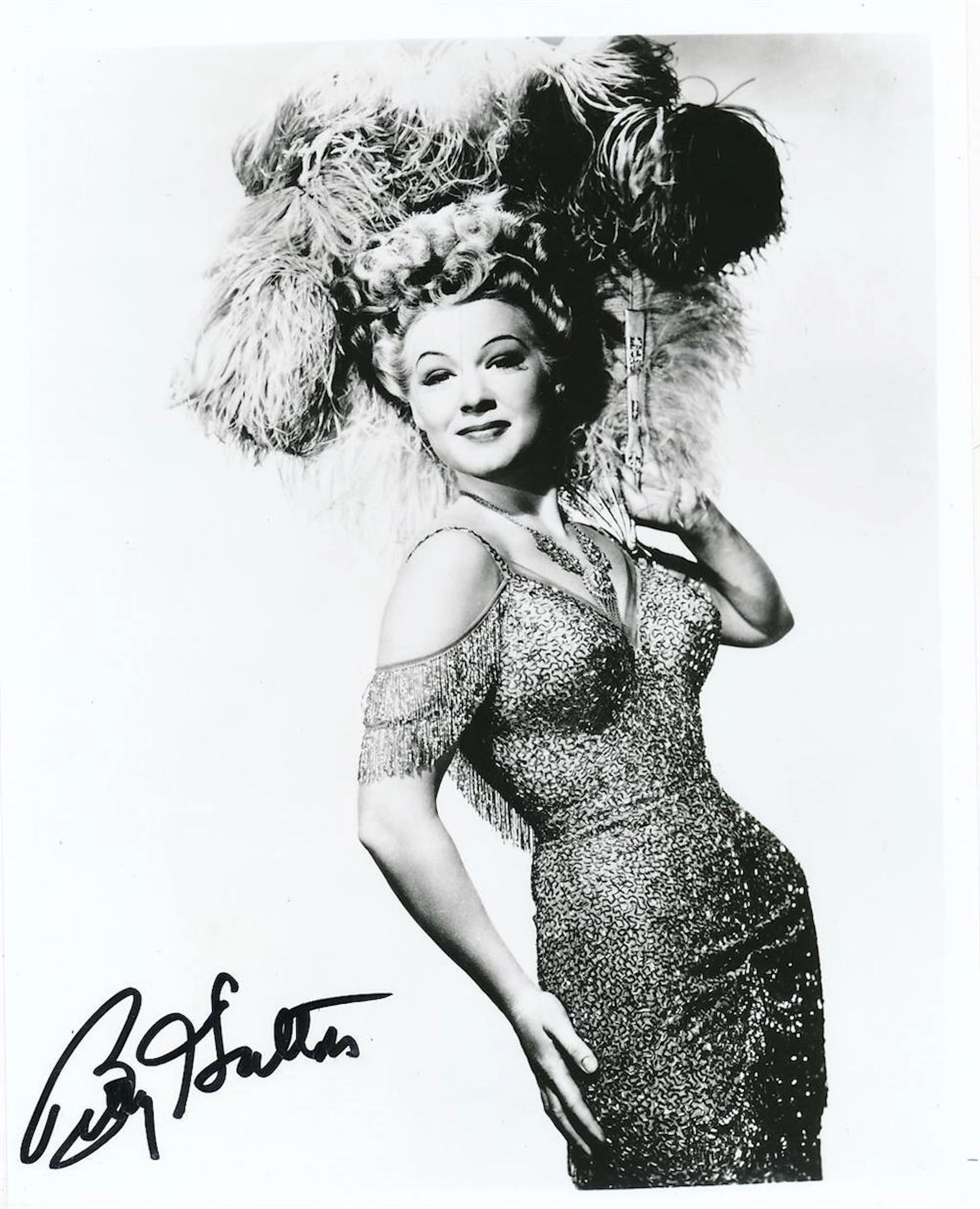 Betty Hutton - Signed 8.5 x 11 Photograph w/COA