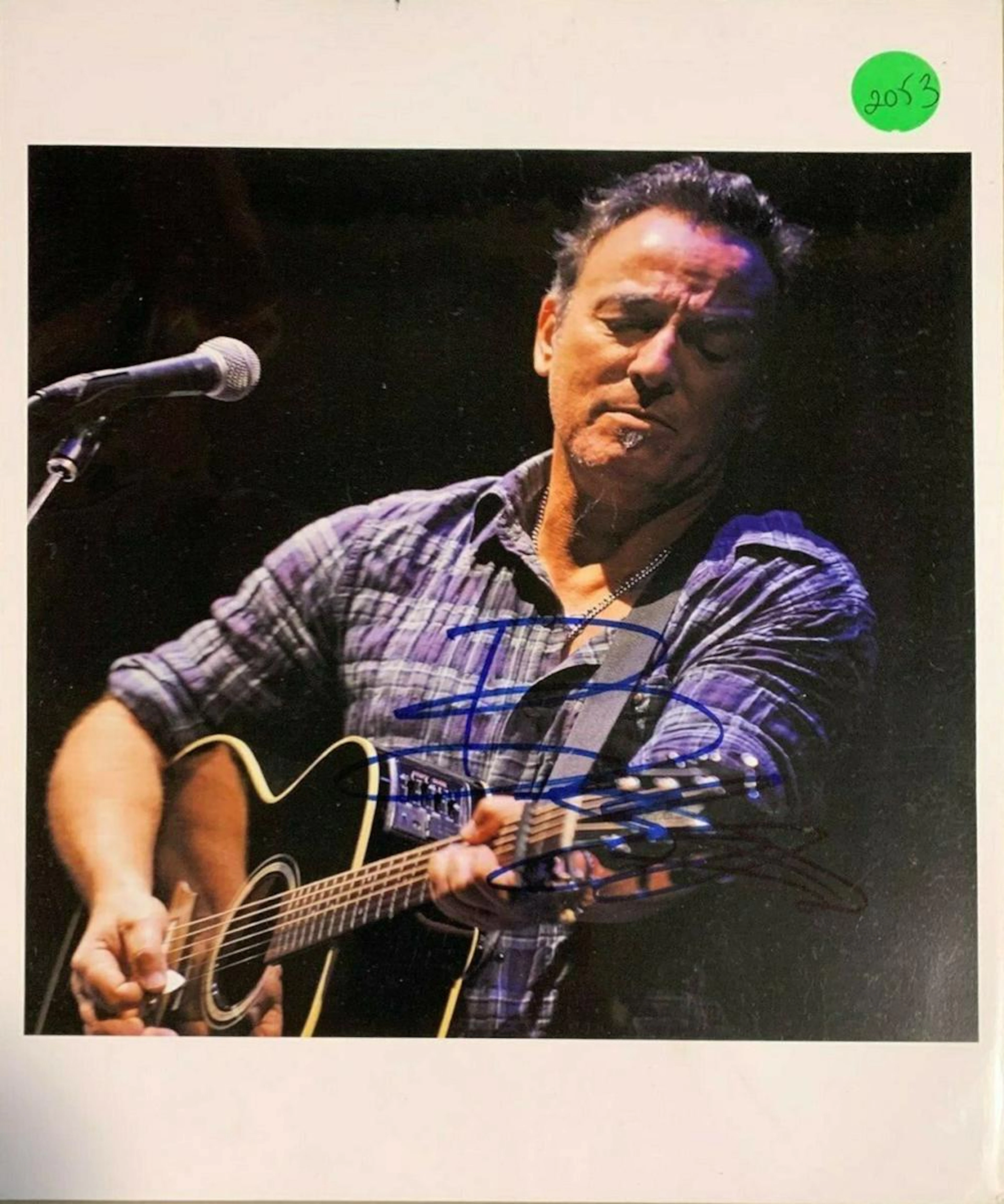 Bruce Springsteen - 8 x 10 Photograph w/ COA