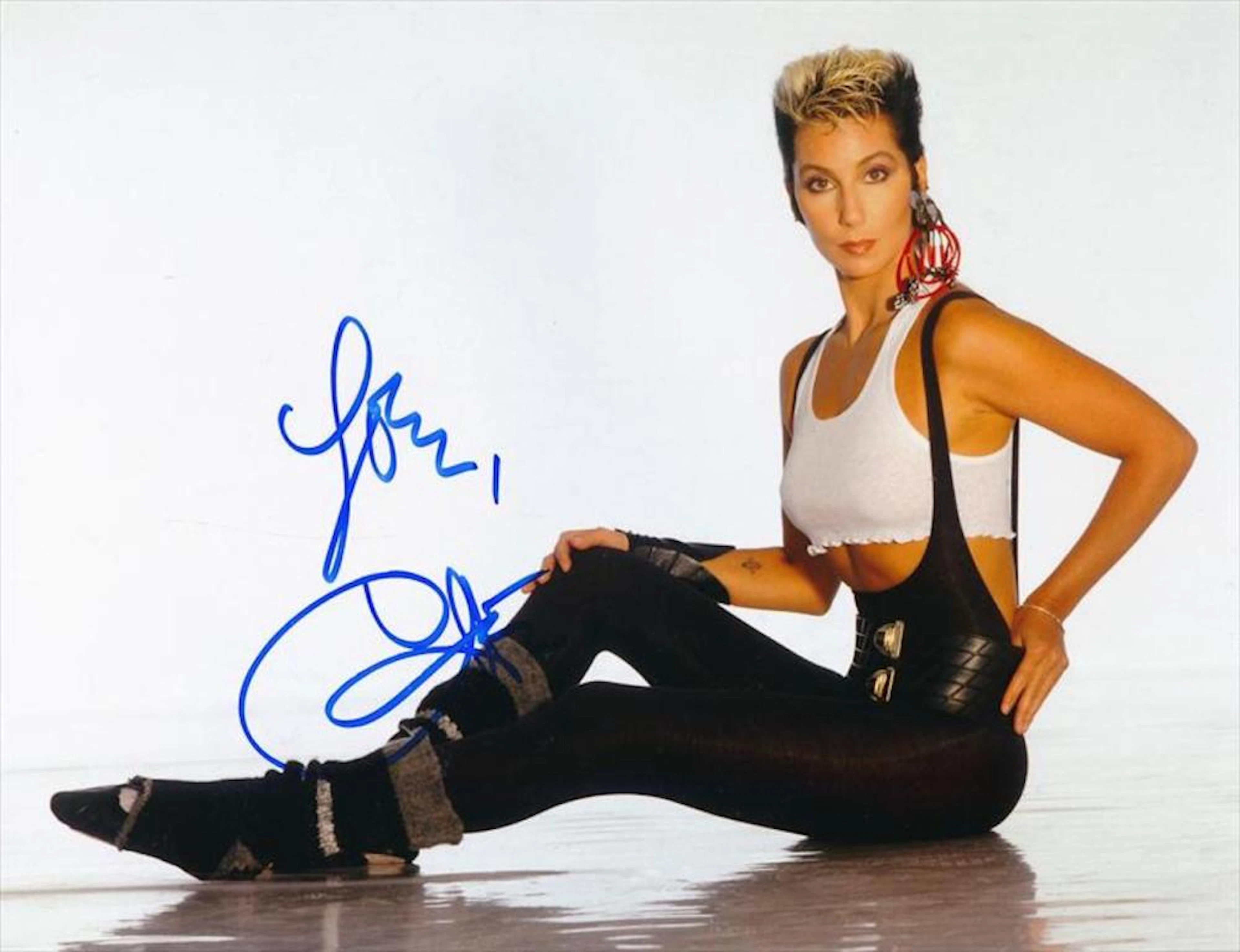Cher- Color Glossy signed 10 x 8 photograph w/COA