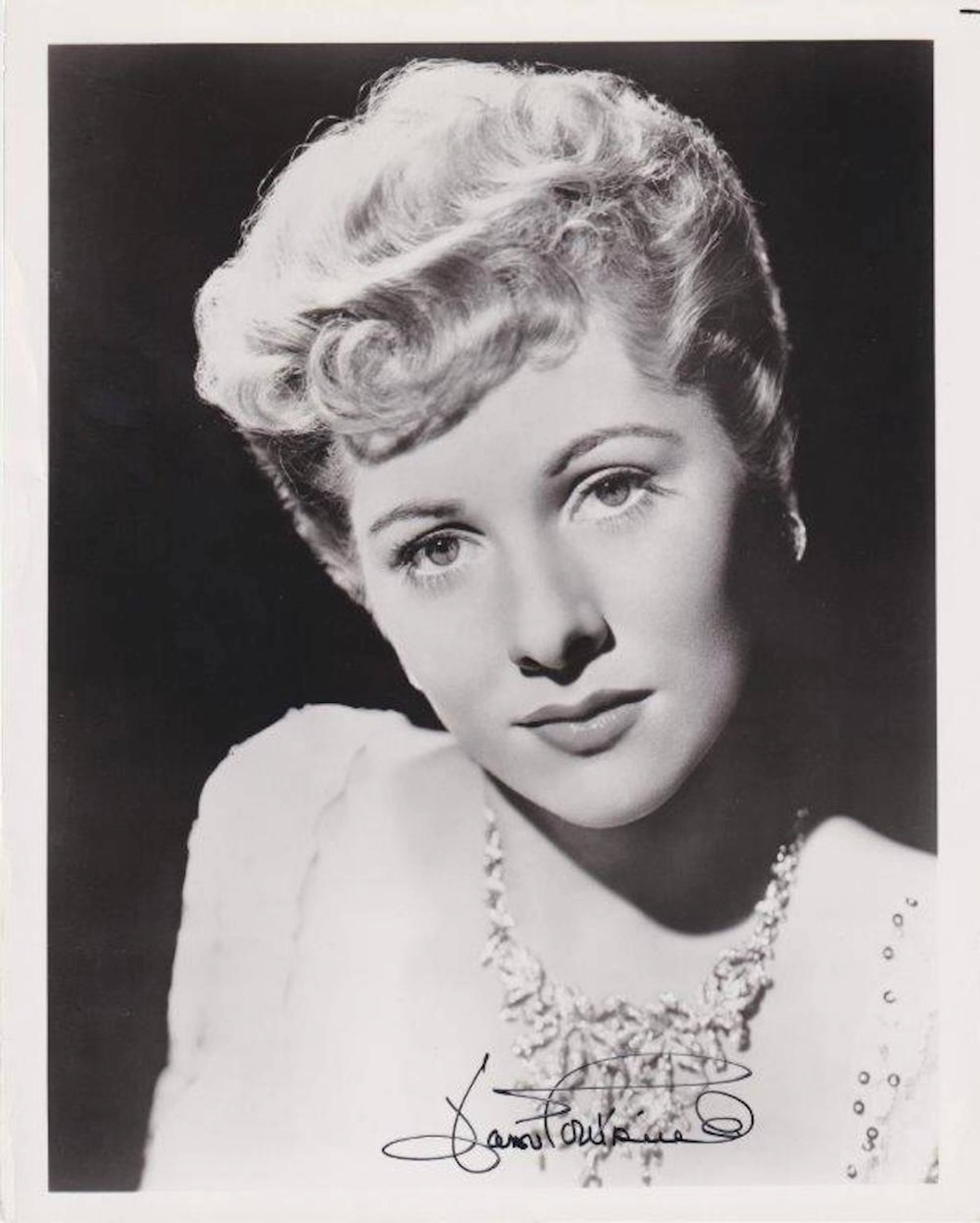 Joan Fontaine - 8 x 10 Signed Photograph w/COA