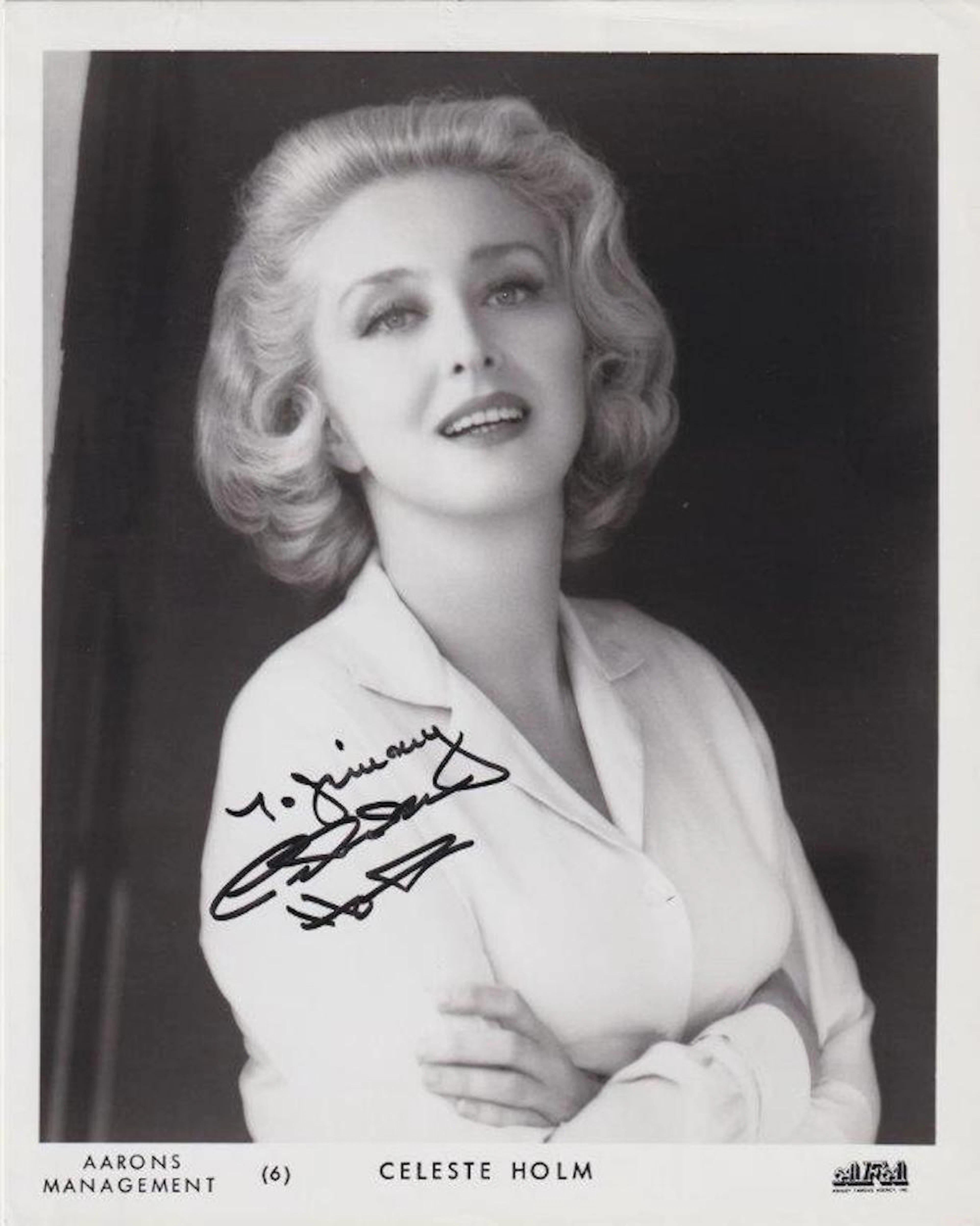 Celeste Holm - 8 x 10 Signed Photograph w/COA