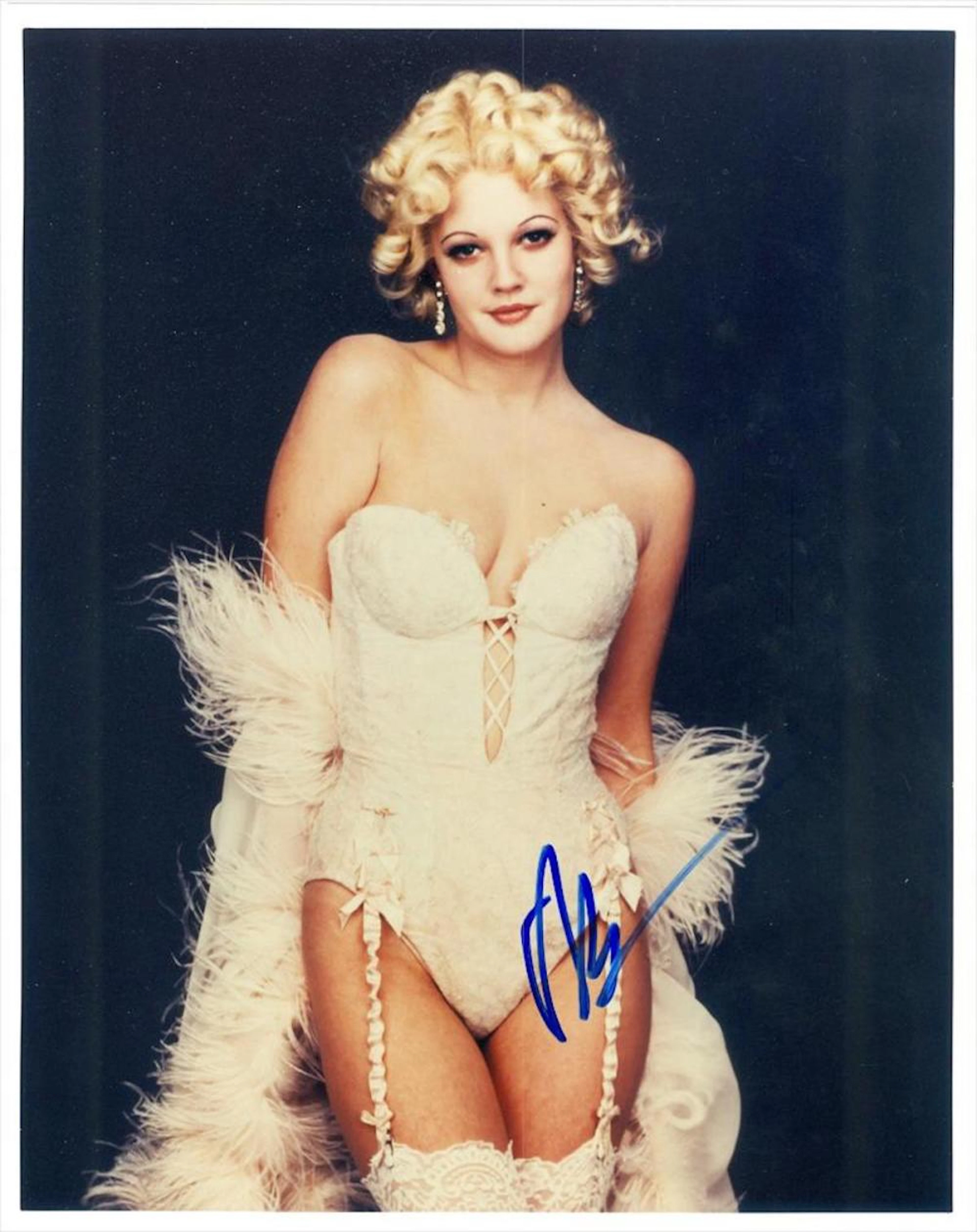 Drew Barrymore - Signed 8 x 10 Photograph w/COA
