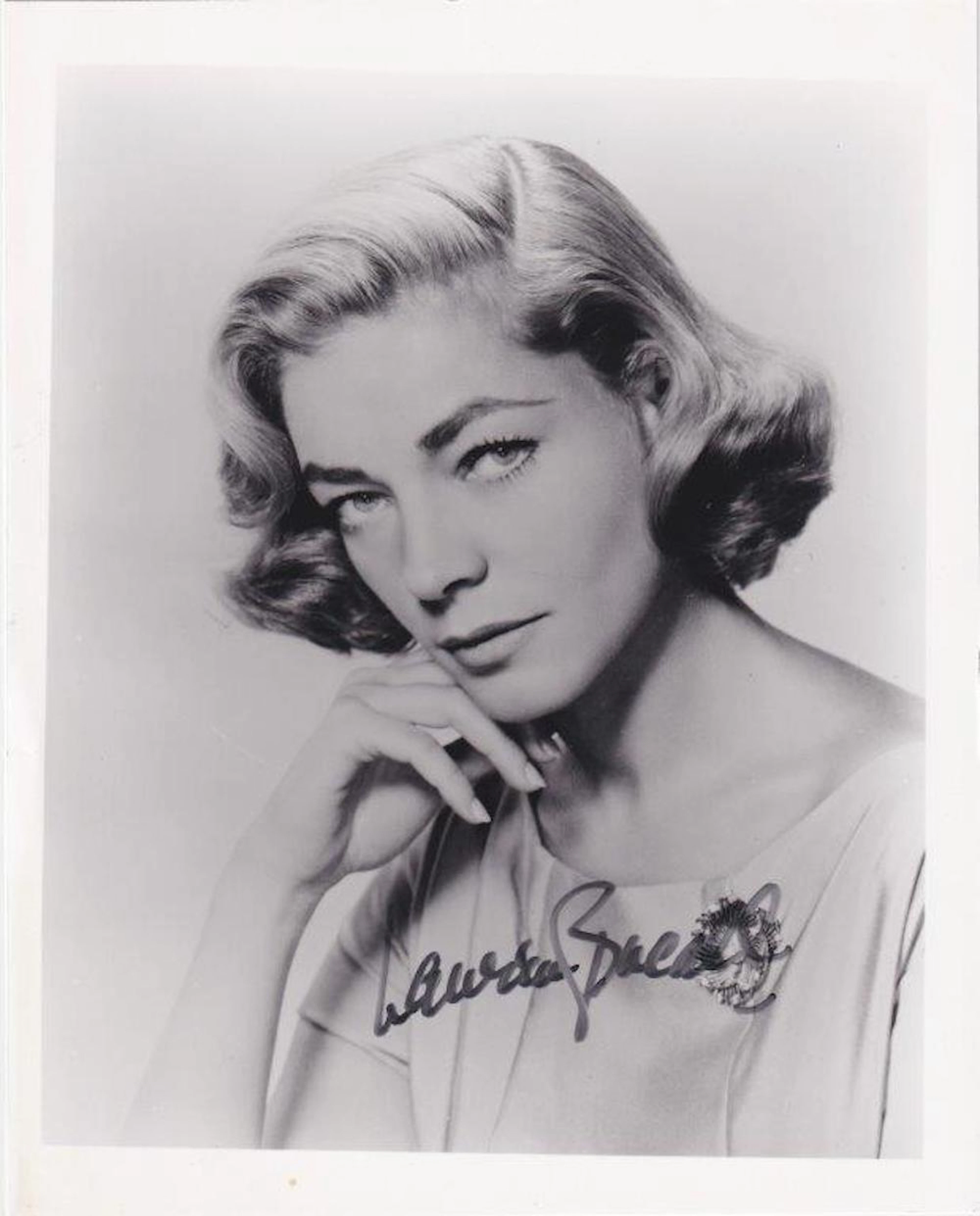 Lauren Bacall - 8 x 10 Signed Photograph w/COA