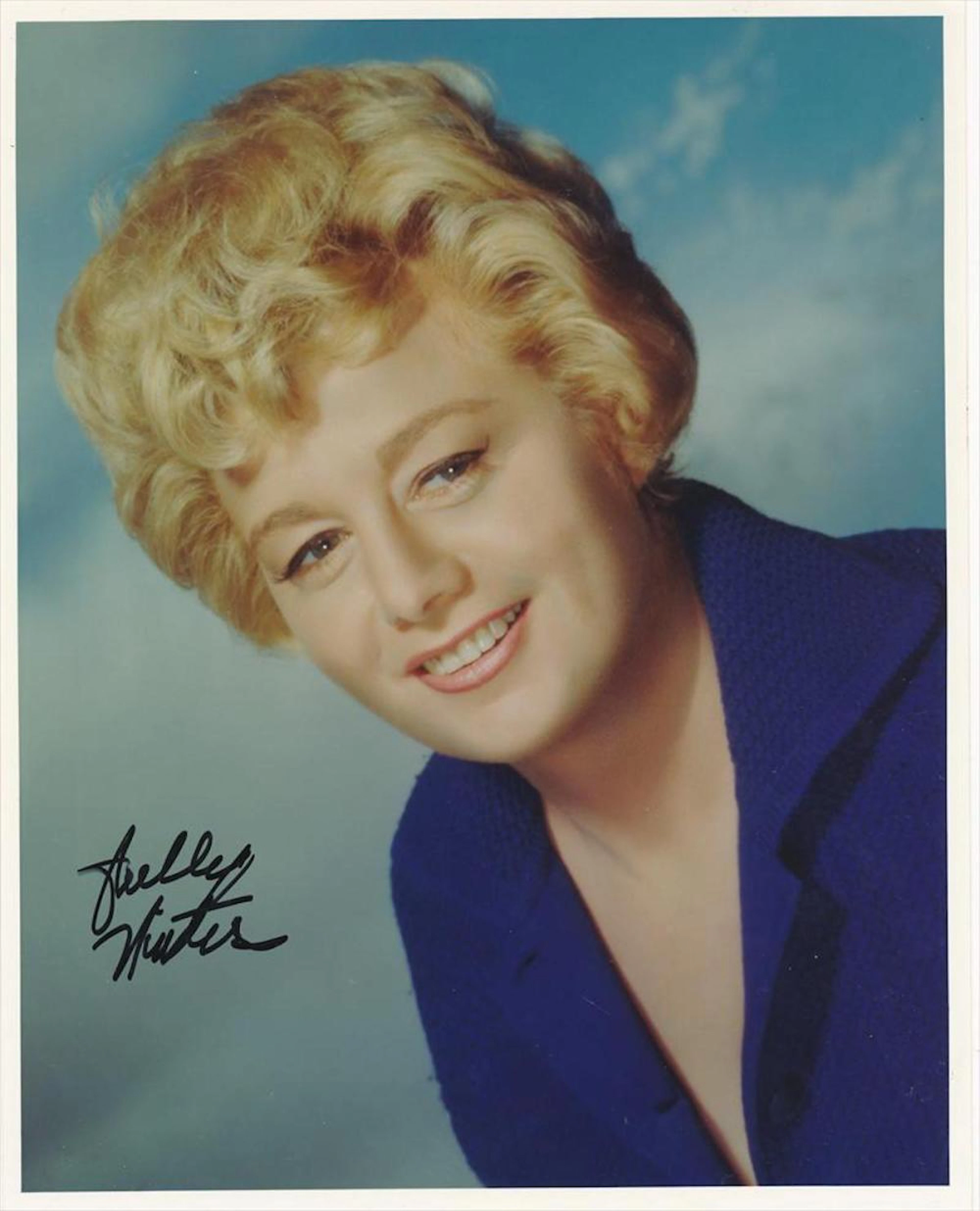 Shelley Winters- Color Glossy signed 8 x 10 photograph w/COA