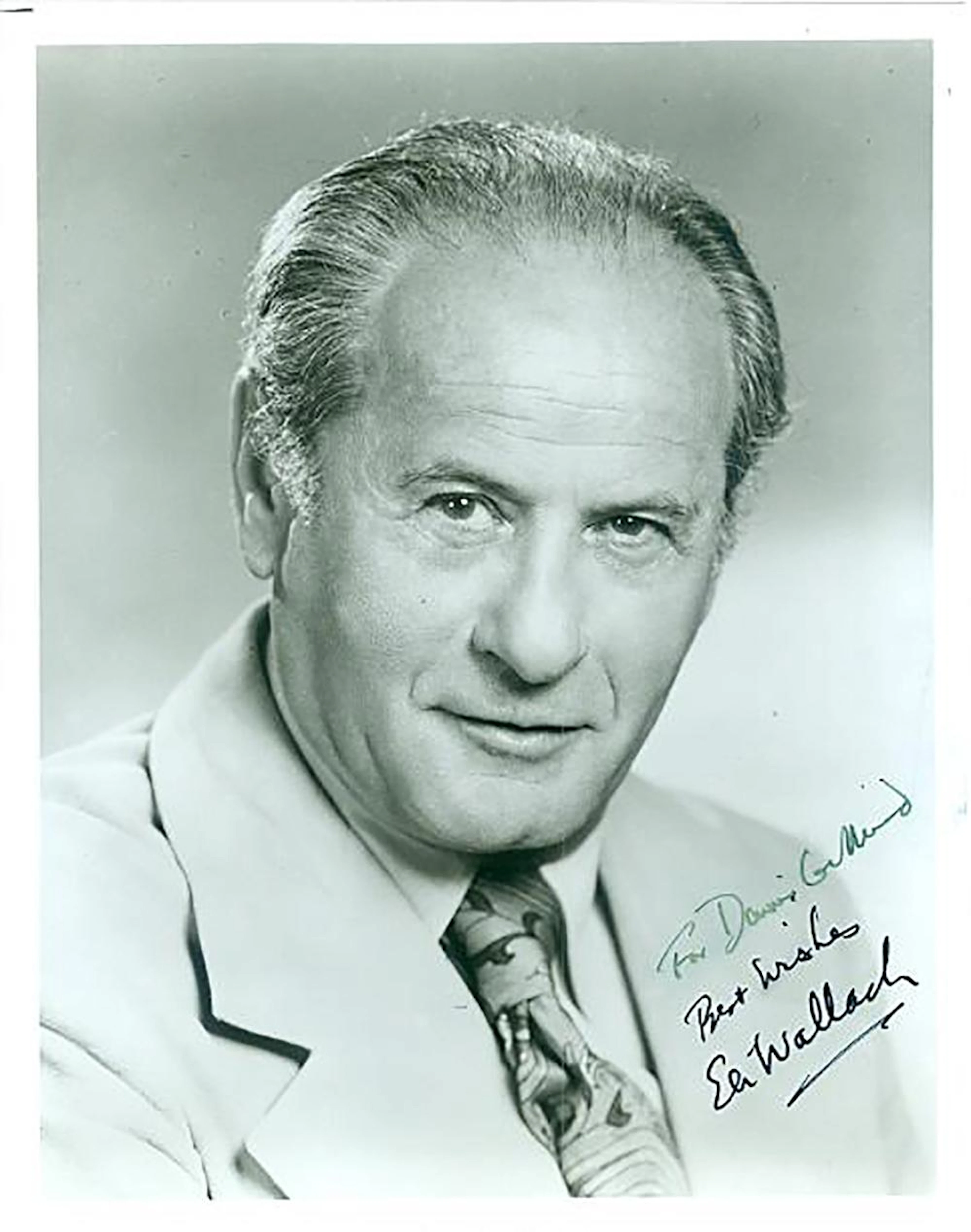 Eli Wallach- 8x10 Signed black and white photograph w/COA