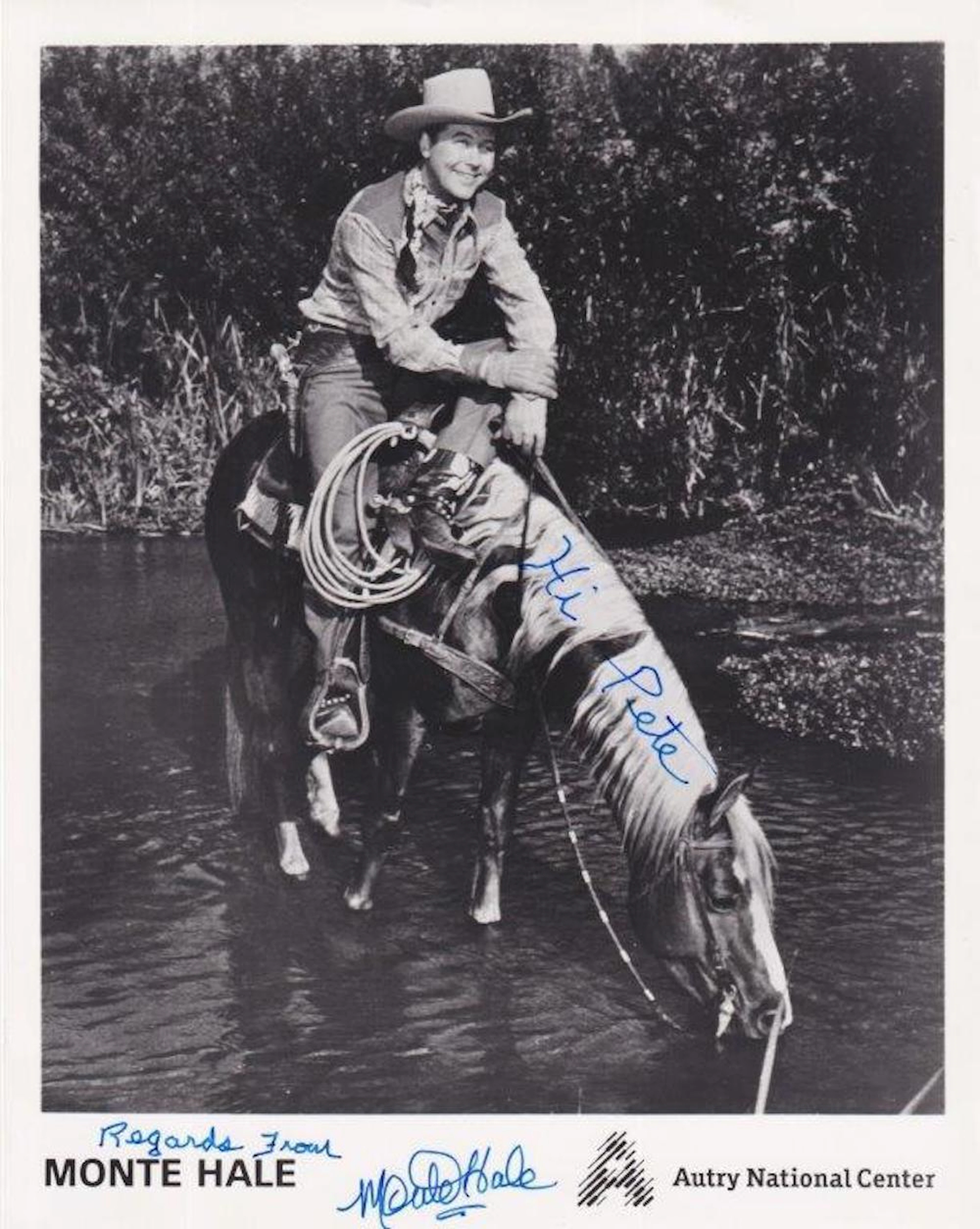Monte Hale - 8 x 10 Signed Photograph w/COA