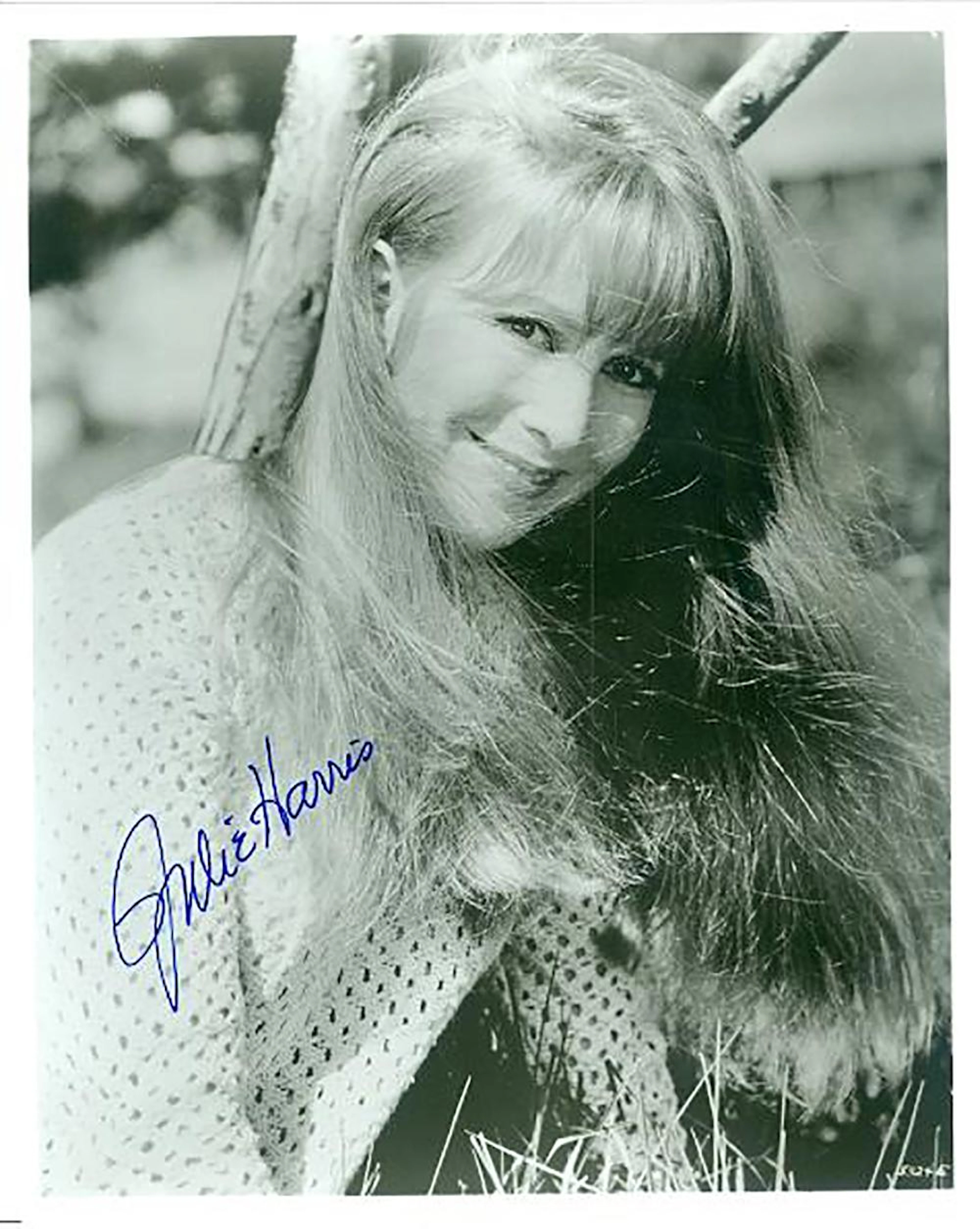 Julie Harris- 8x10 Signed black and white photograph w/COA