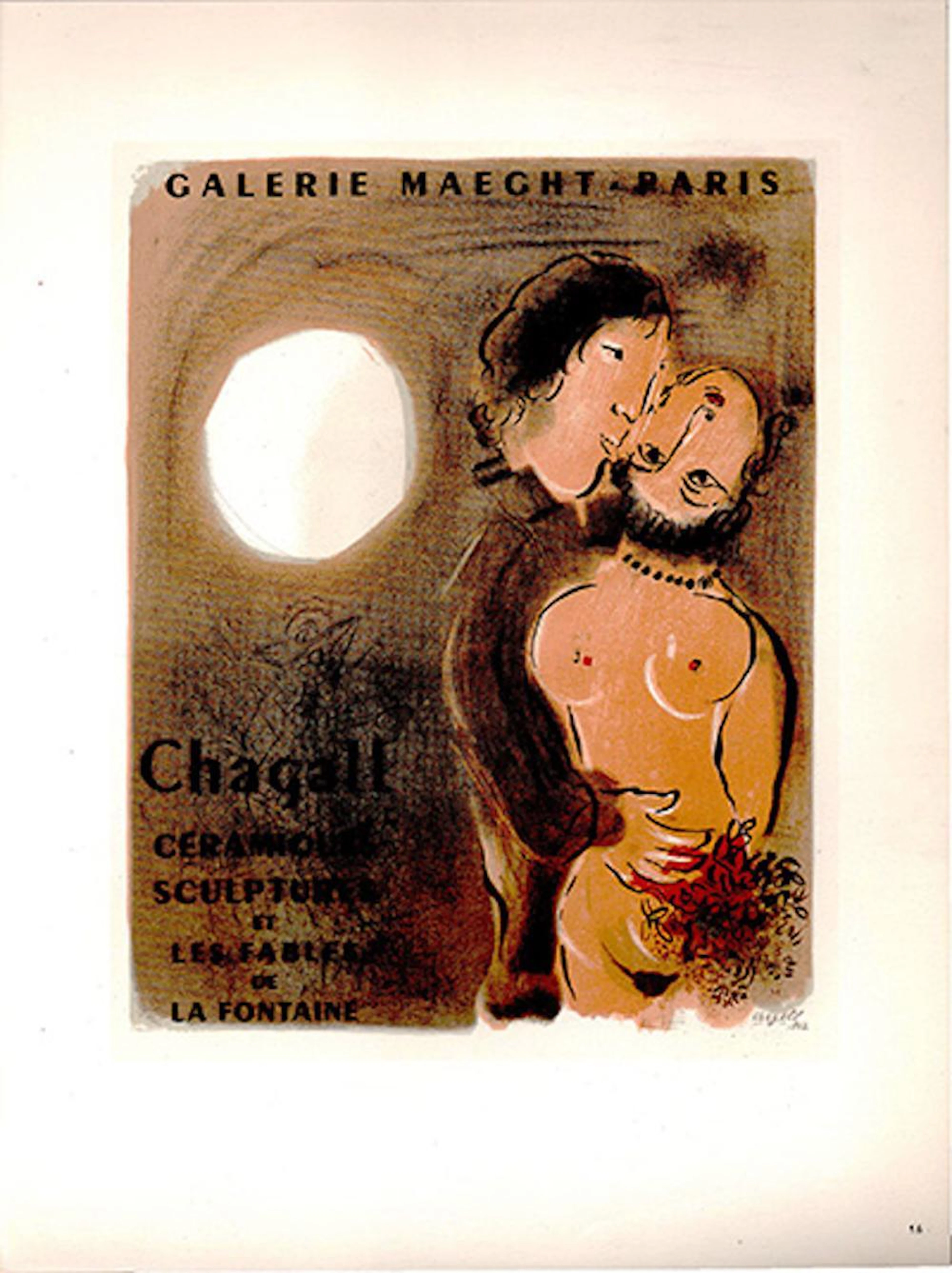 MARC CHAGALL - "CERAMIQUES SCULPTURES ET LEAS FABLES DE