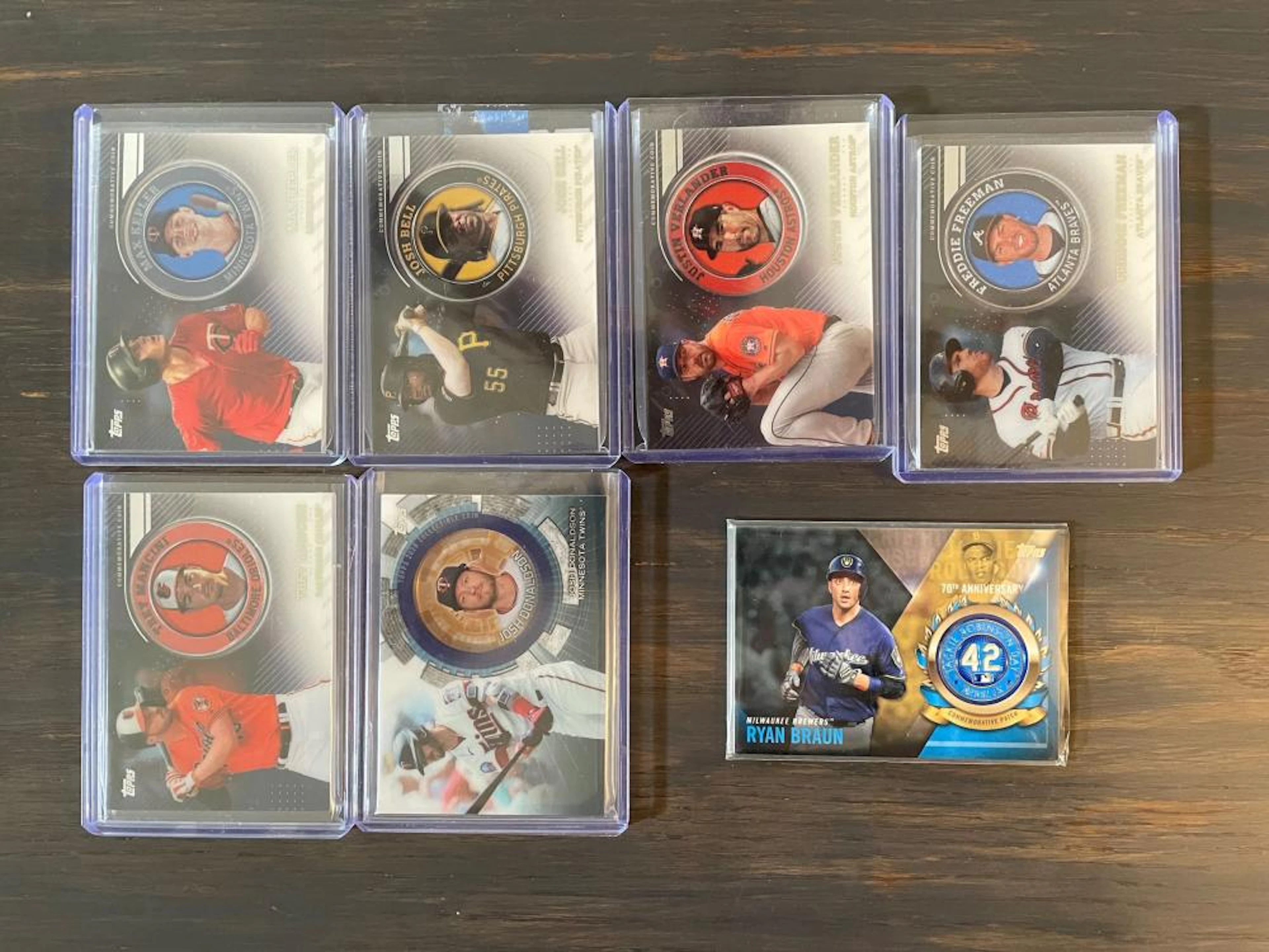 2020 MLB Coin lot of 7