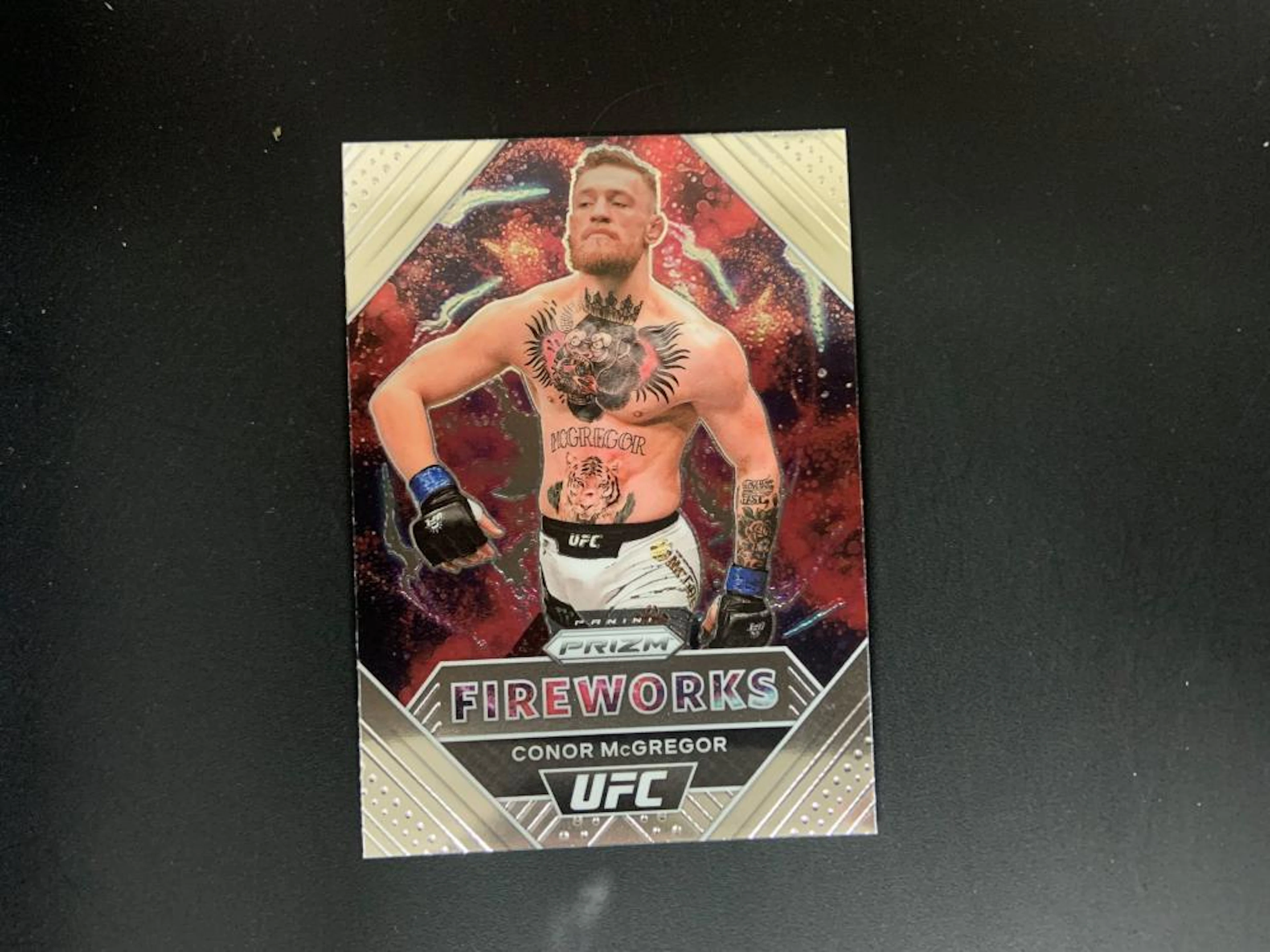 2021 Prizm UFC Conor McGregor Fireworks