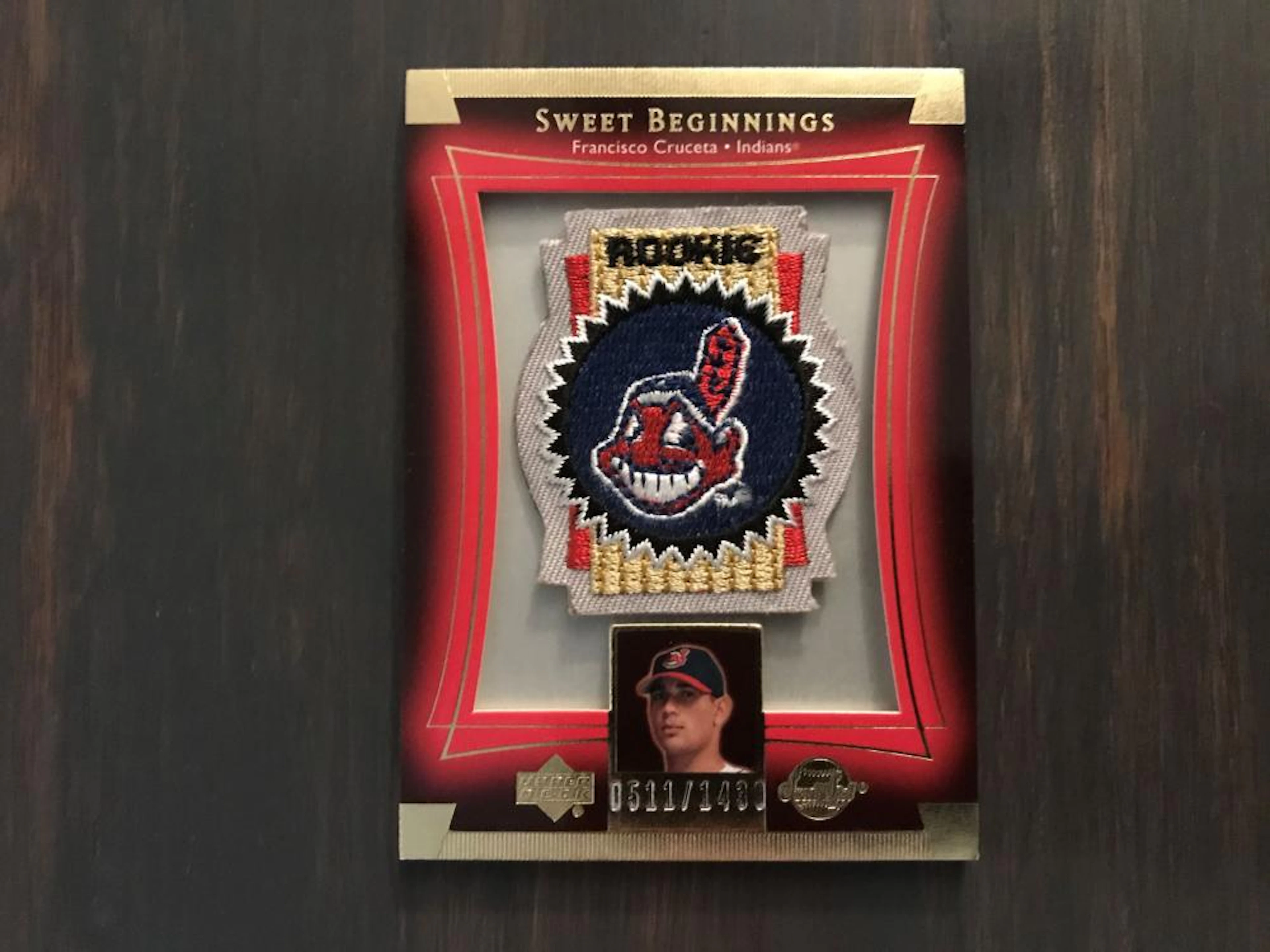 2003 Upper Deck Fransisco Cruceta Indians Patch