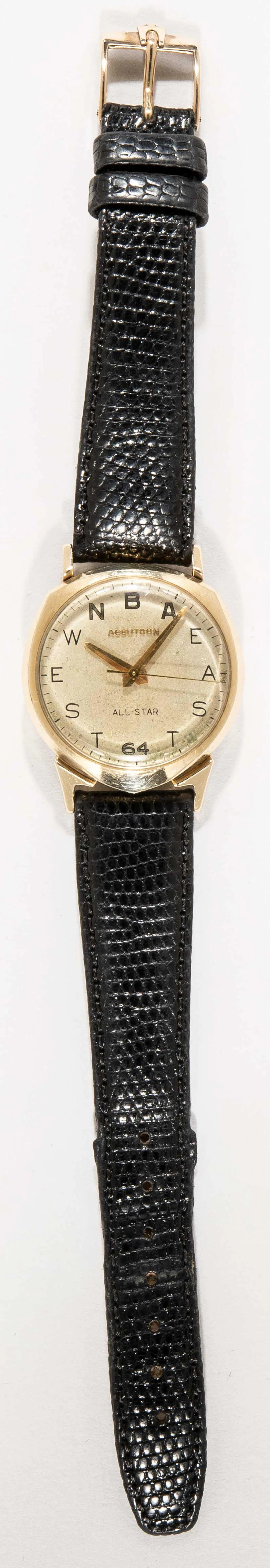 1964 Bill Russell NBA All-Star Game presentational watch.