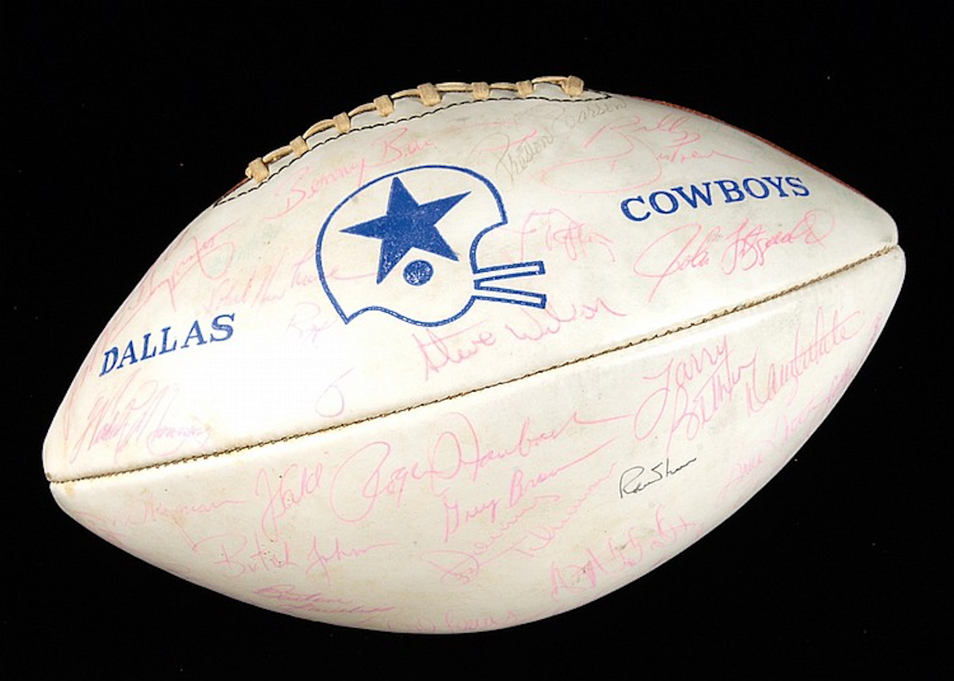 1978-79 Dallas Cowboys team signed football