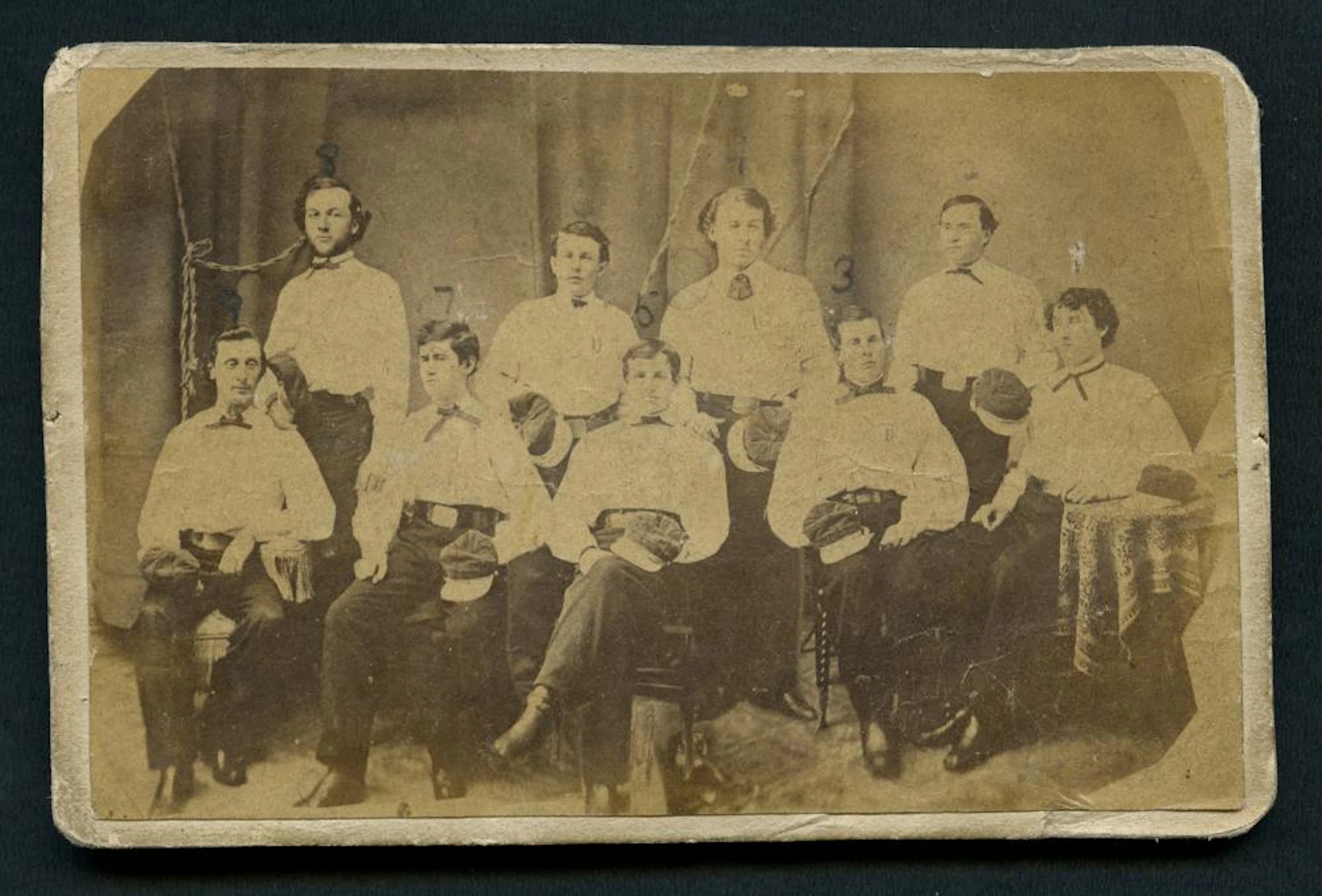 Baseball team Carte de Visite c.1870s.