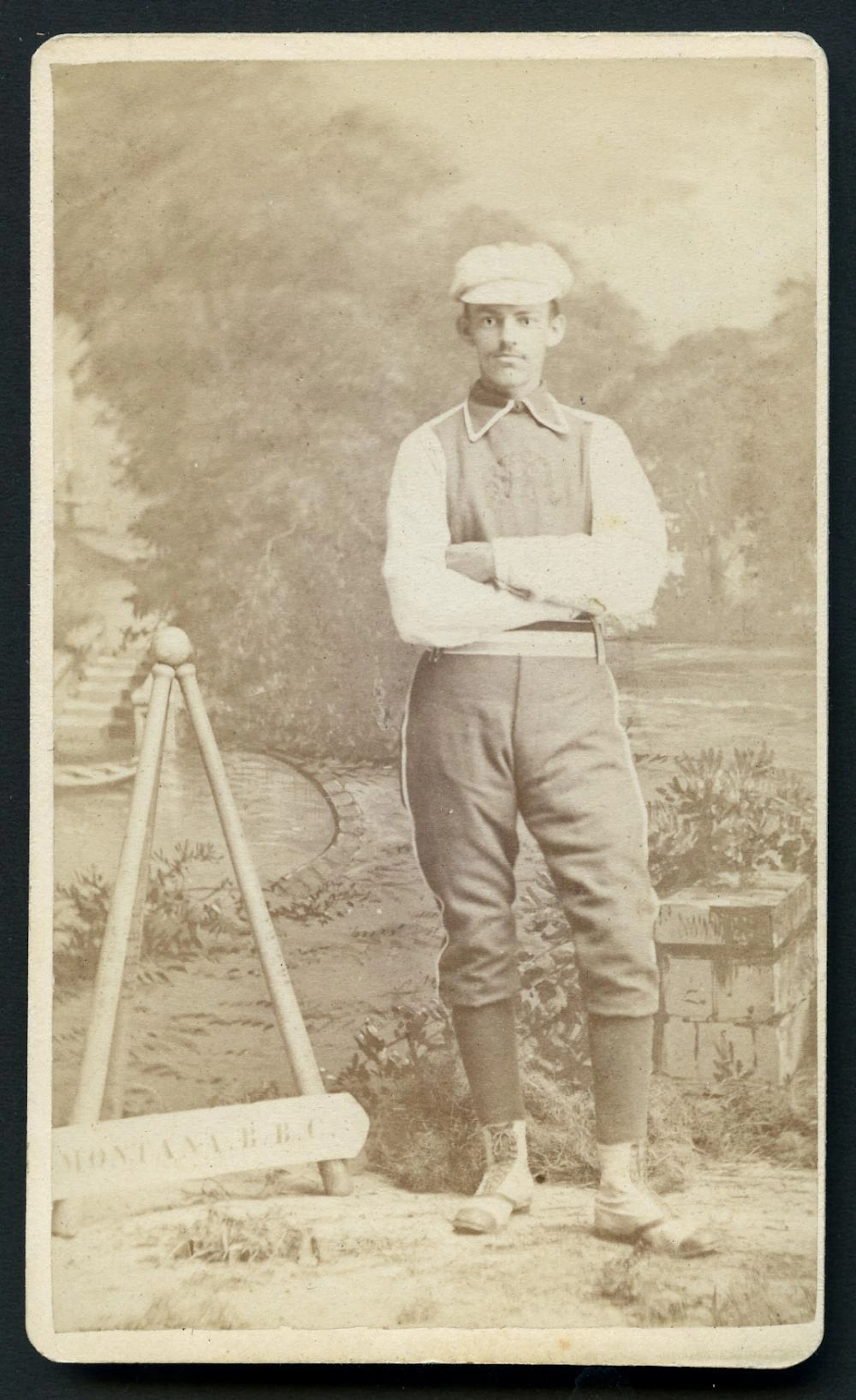 Baseball player Carte de Visite c.1870s.