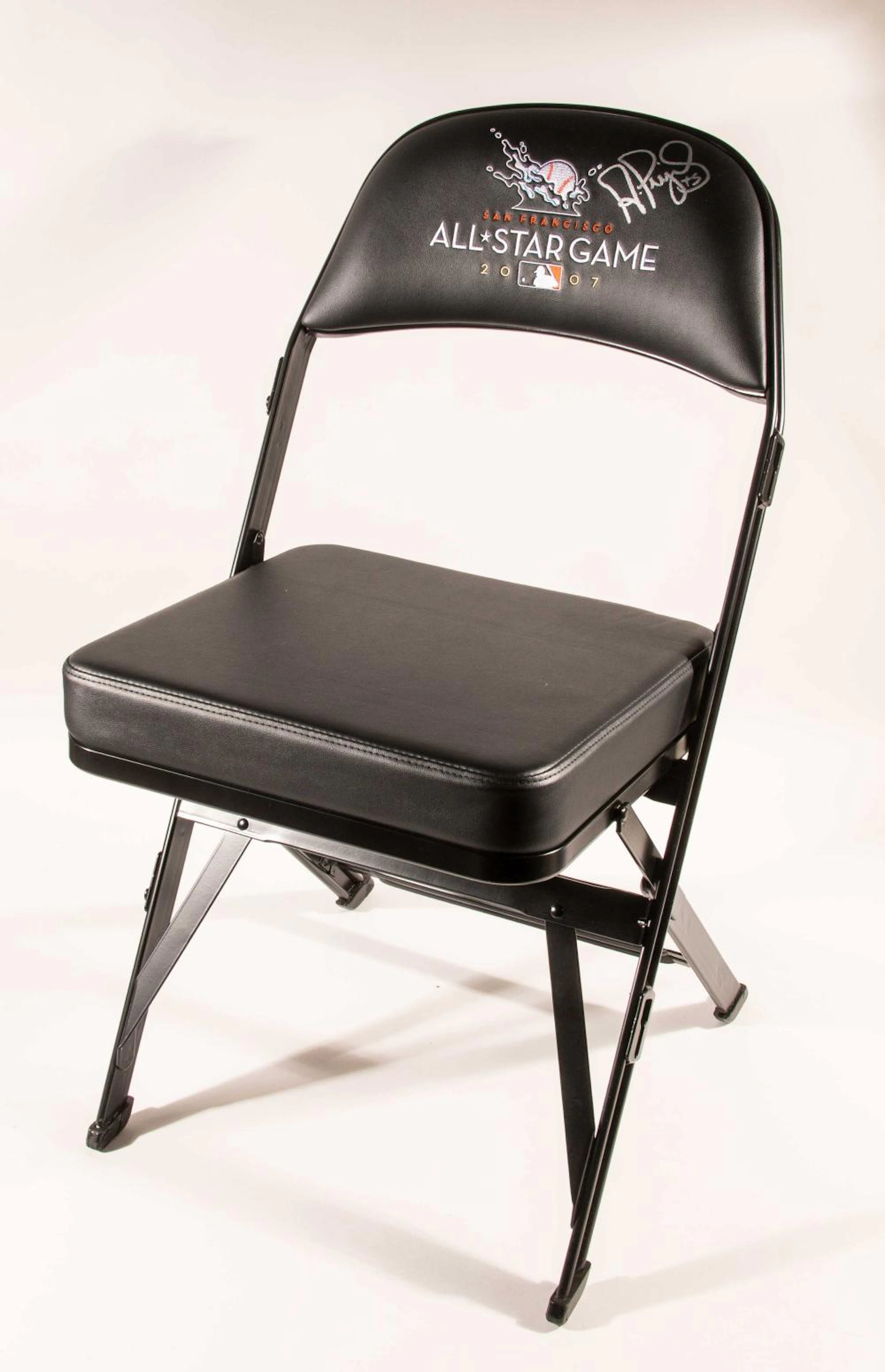 Albert Pujols autographed 2007 All-Star Homerun Derby chair.