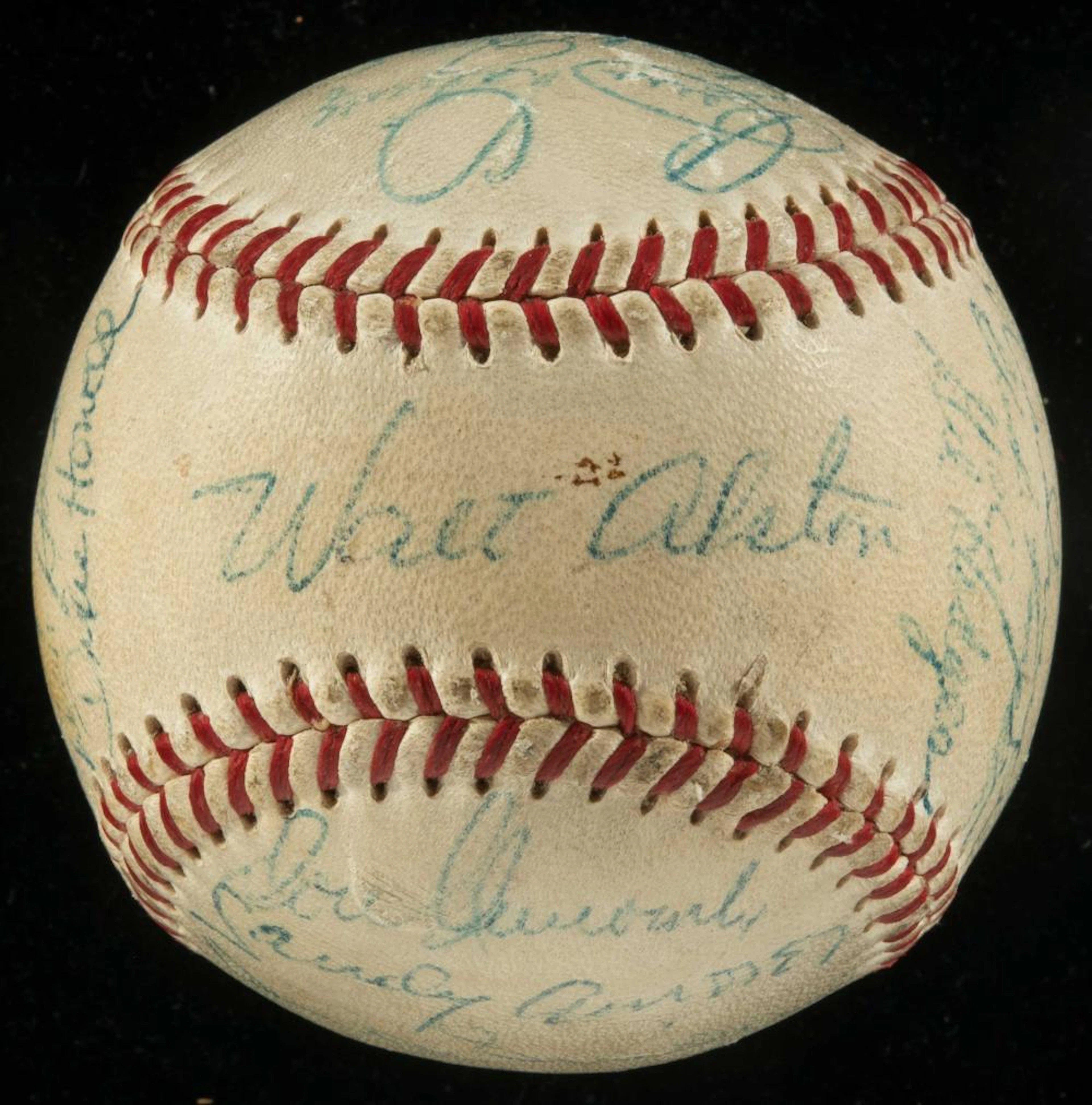 1955 Brooklyn Dodgers team signed baseball - (World Series Champions)(JSA)