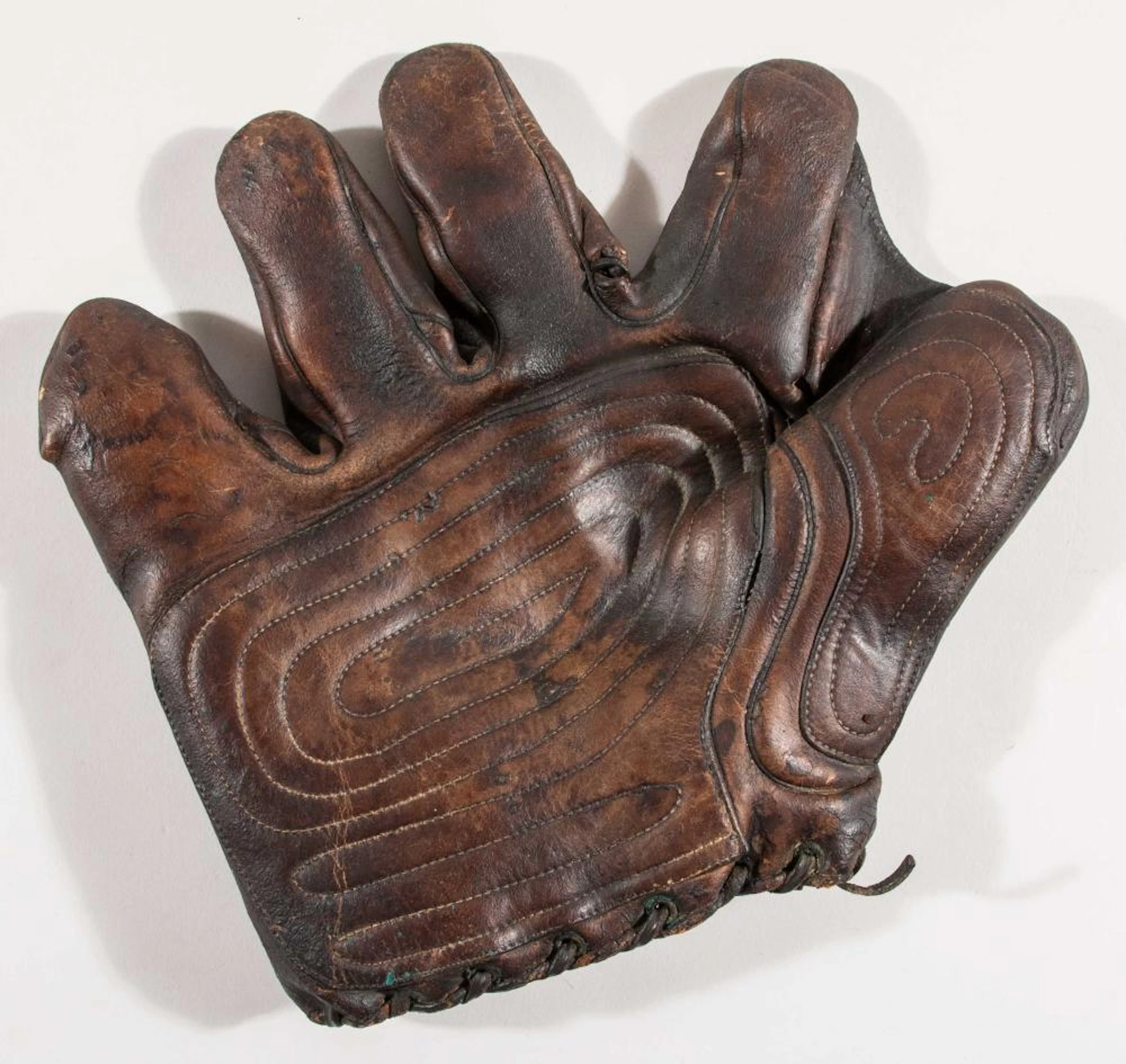 Rare "Tornado Palm" baseball glove by Reach c.1920s