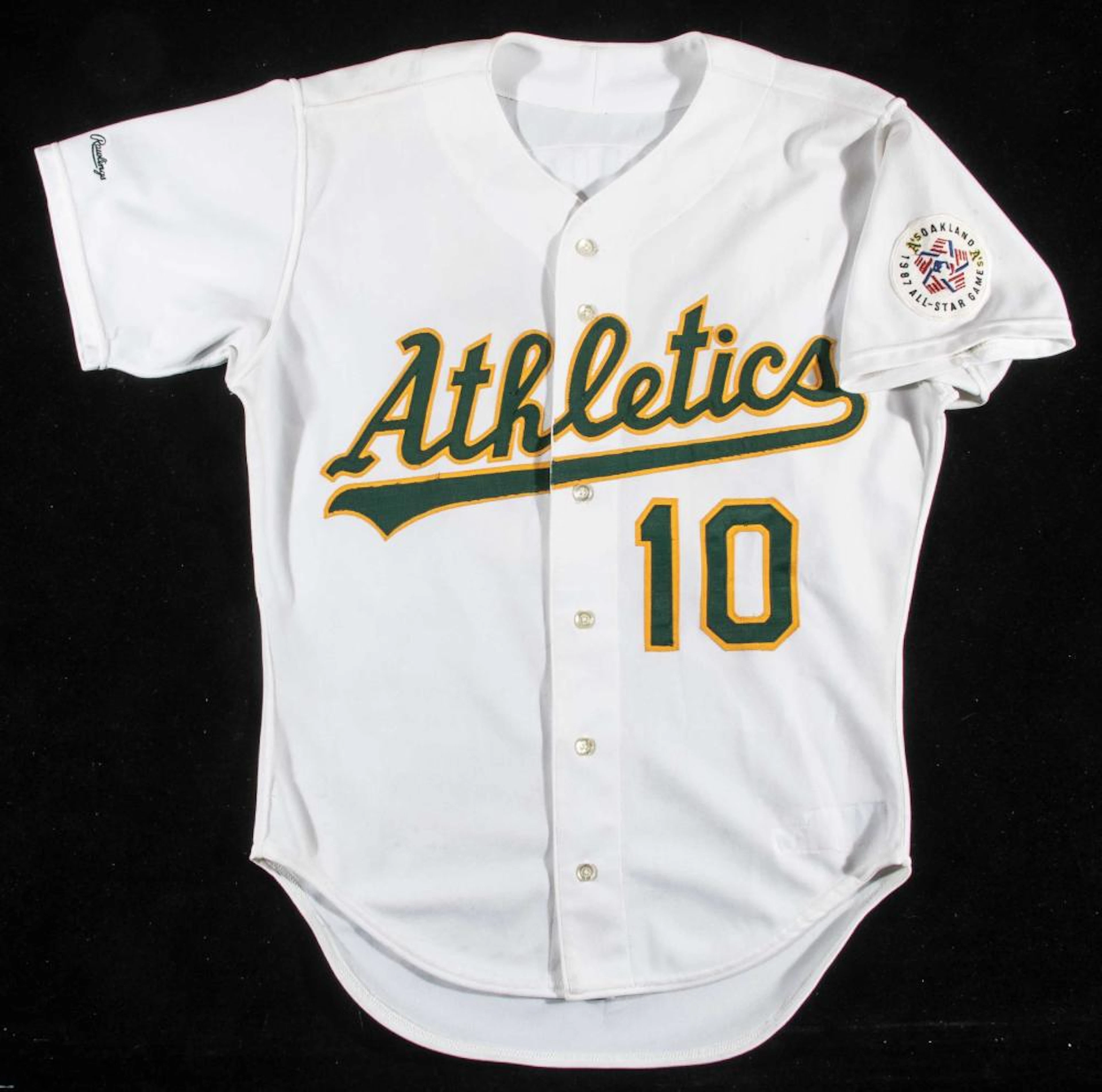 1987 Tony LaRussa autographed Oakland Athletics...
