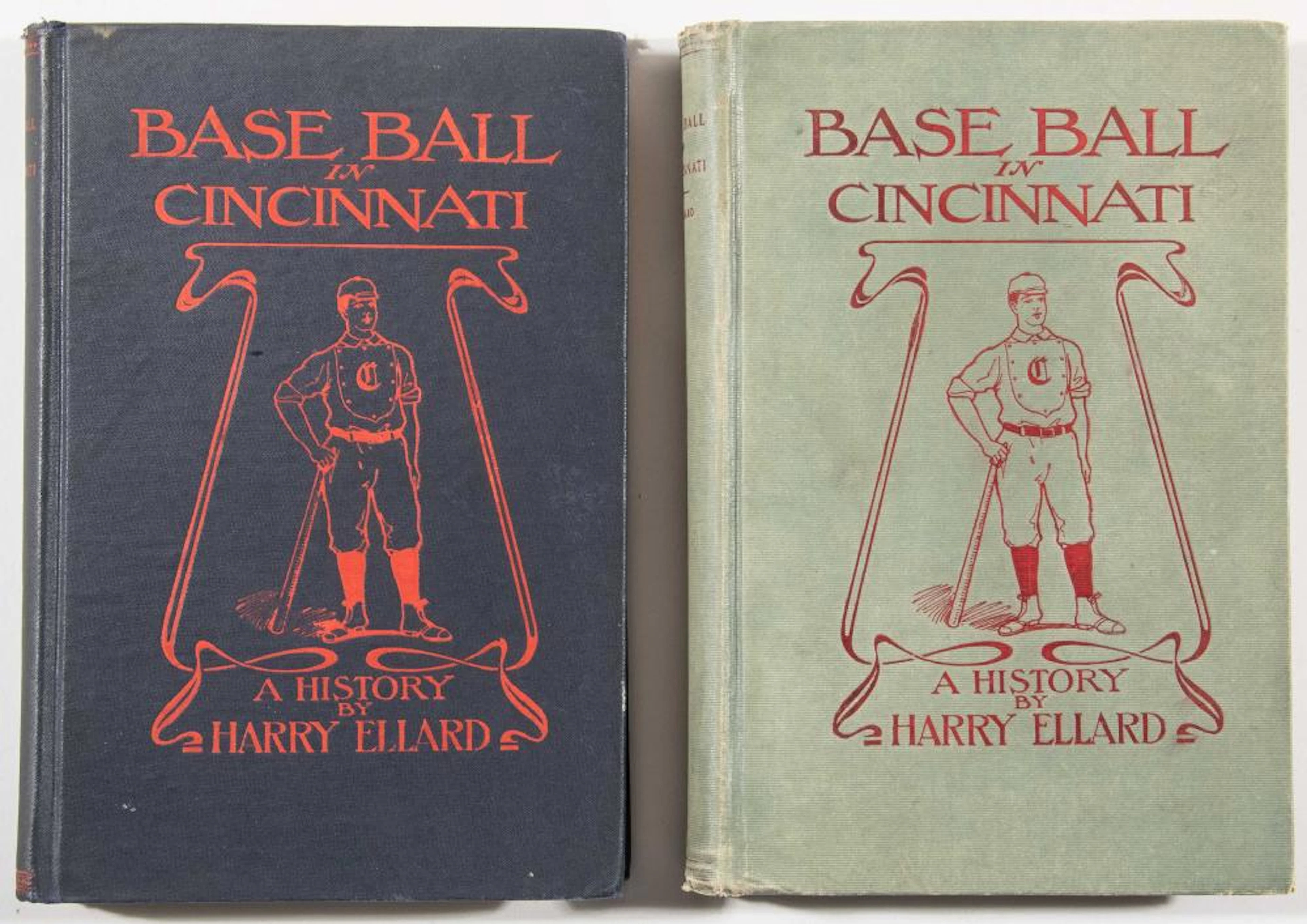 Baseball In Cincinnati by Harry Ellard - both 1907 first editions (2).