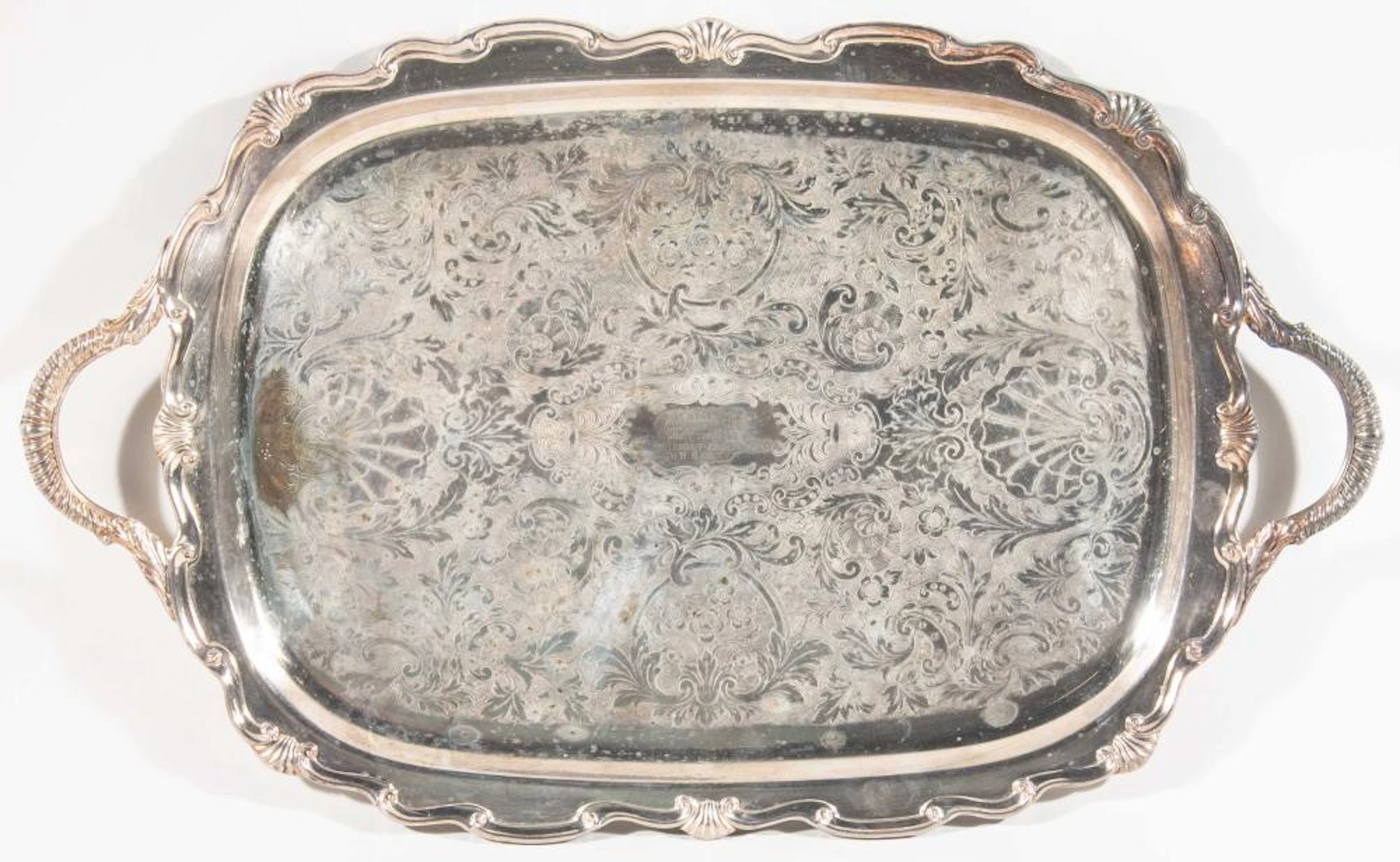 1956 Ed Bailey All-Star Game presentational tray.