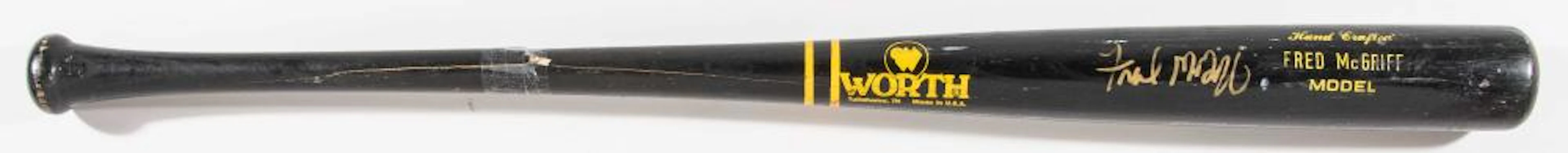 Fred McGriff autographed professional model baseball bat c.1990s.