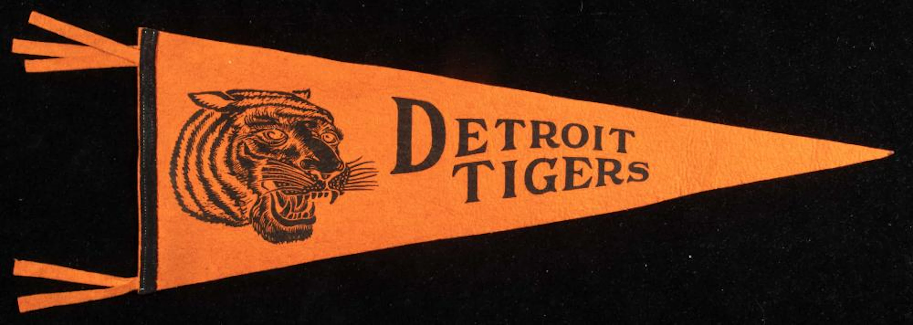 Detroit Tigers pennant c.1930s.