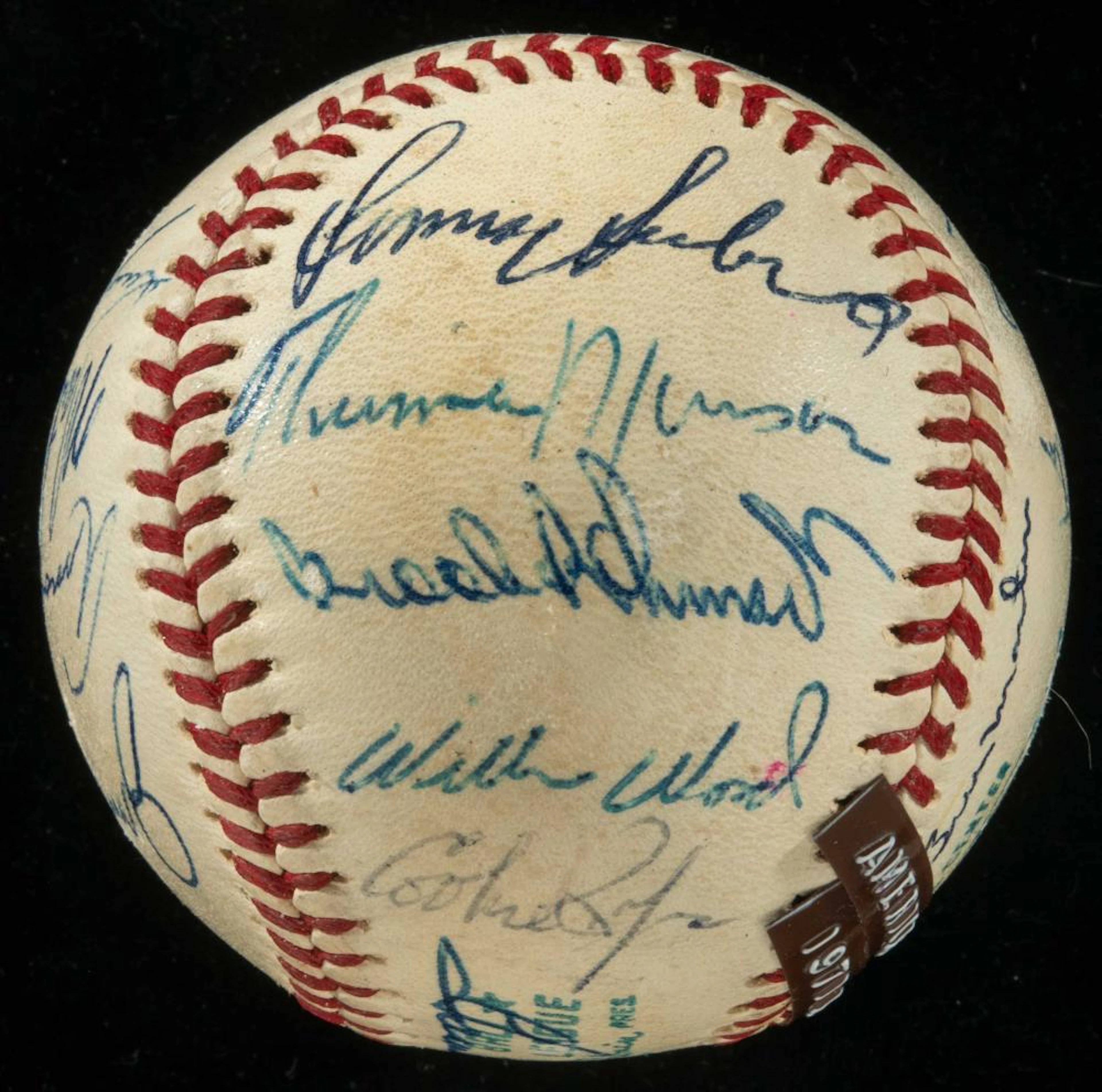 1971 American League All-Star Team signed baseball.