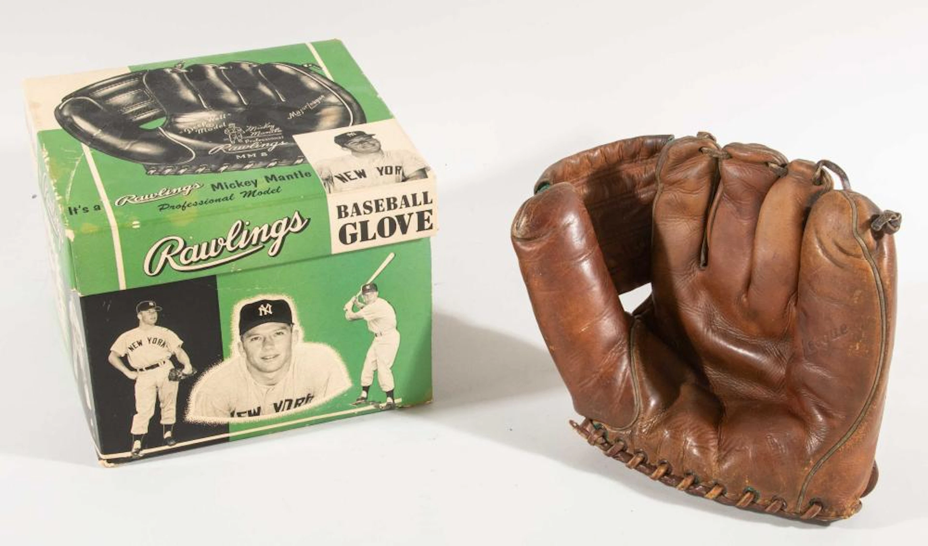 Mickey Mantle MM8 "Professional Model" Rawlings baseball...