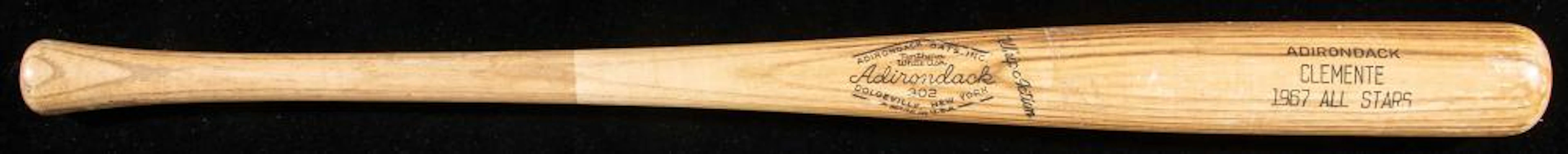 1967 Roberto Clemente All-Star Game professional model baseball bat