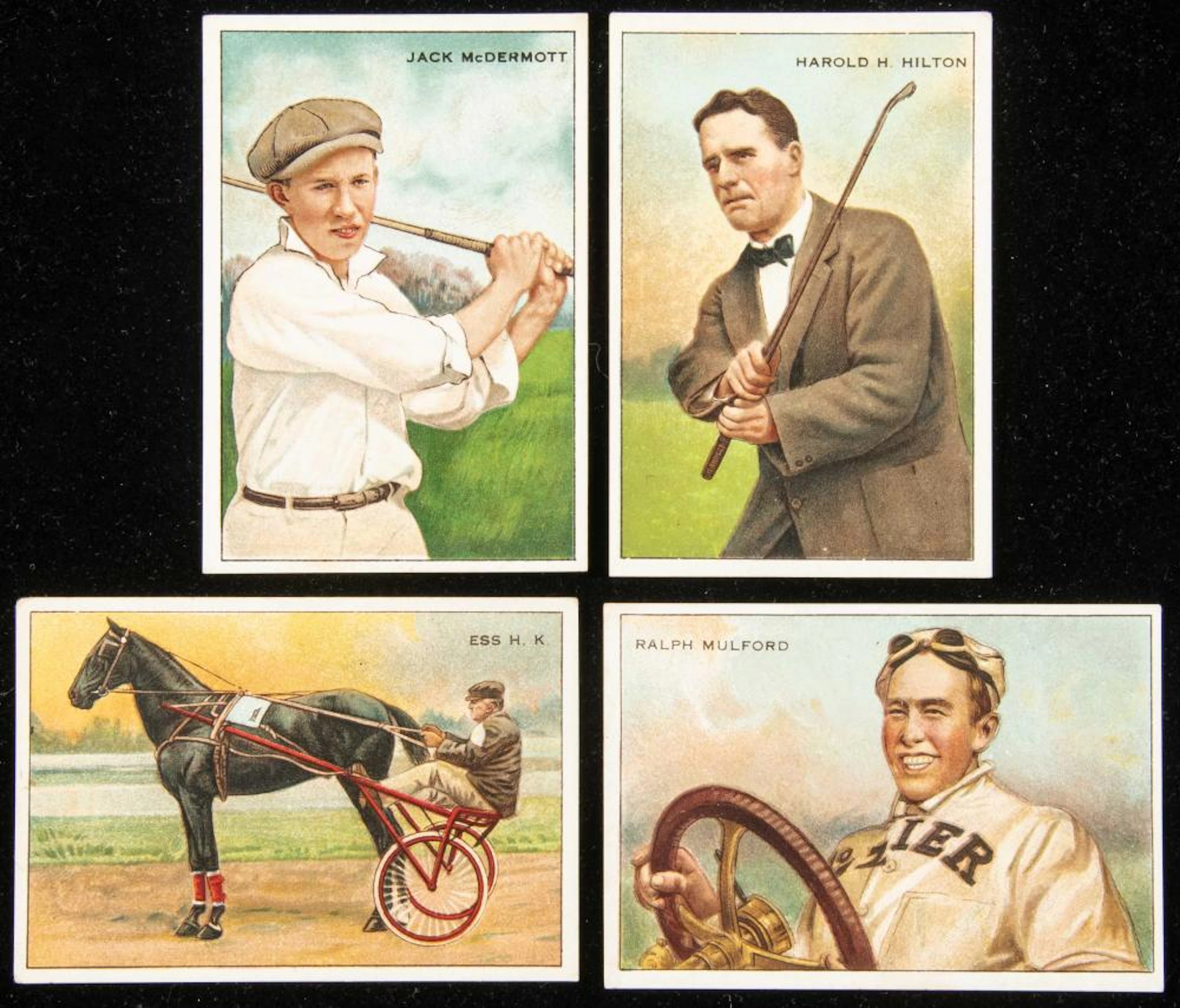 1912 T227 Series of Champions partial set (17 of 24 cards).
