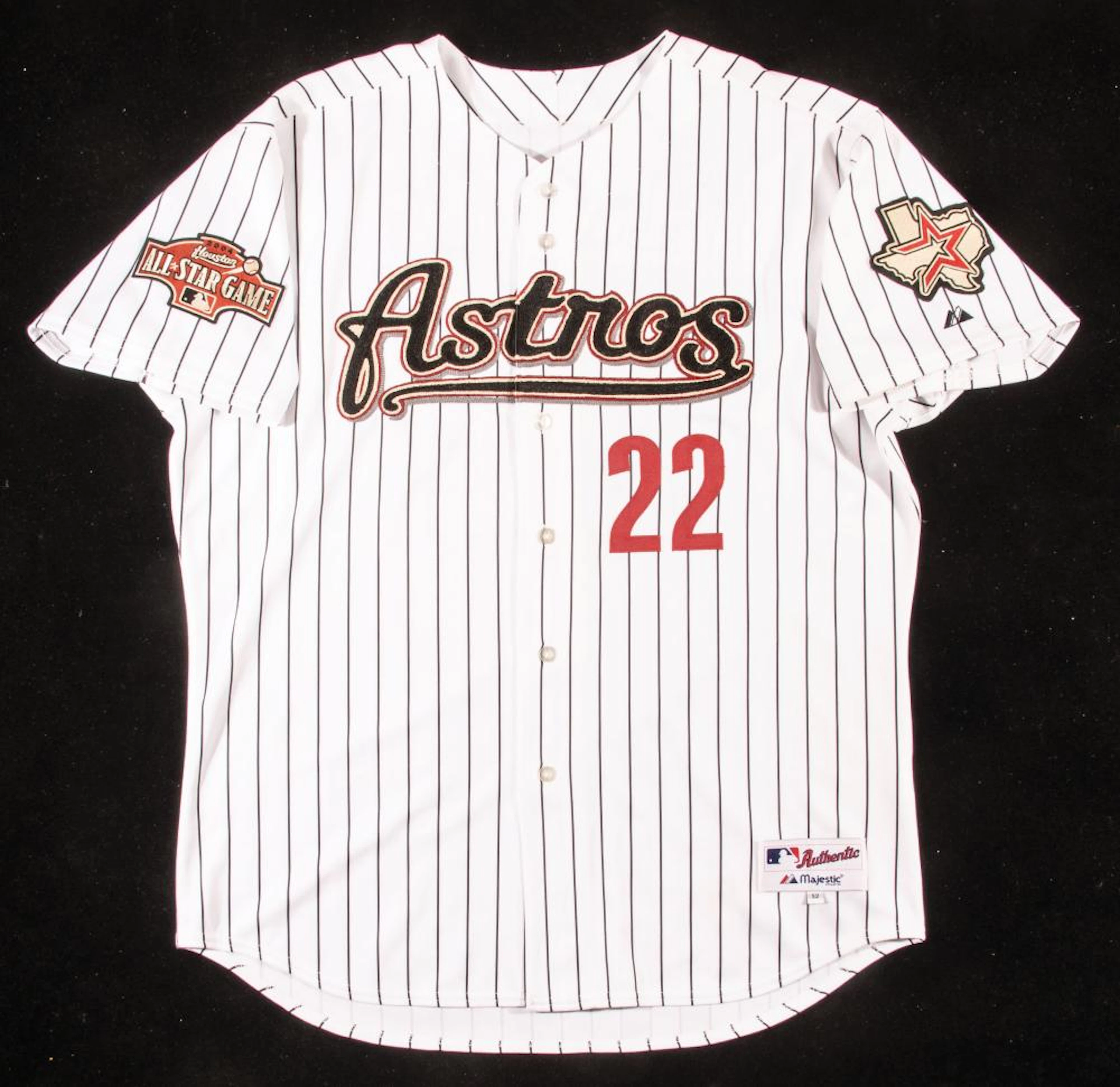 2004 Roger Clemens autographed Houston Astros professional model home jersey.