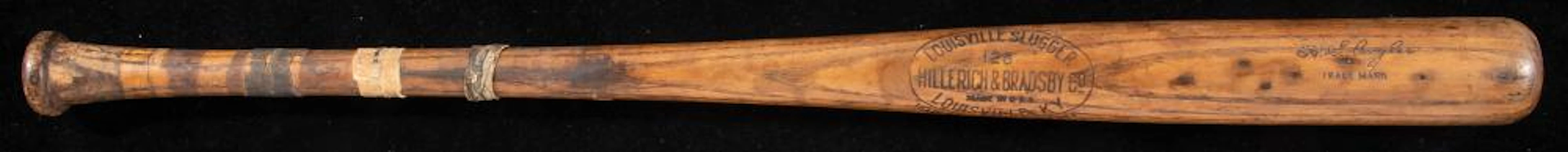 Kiki Cuyler professional model baseball bat c.1924-25 (PSA "GU 8").