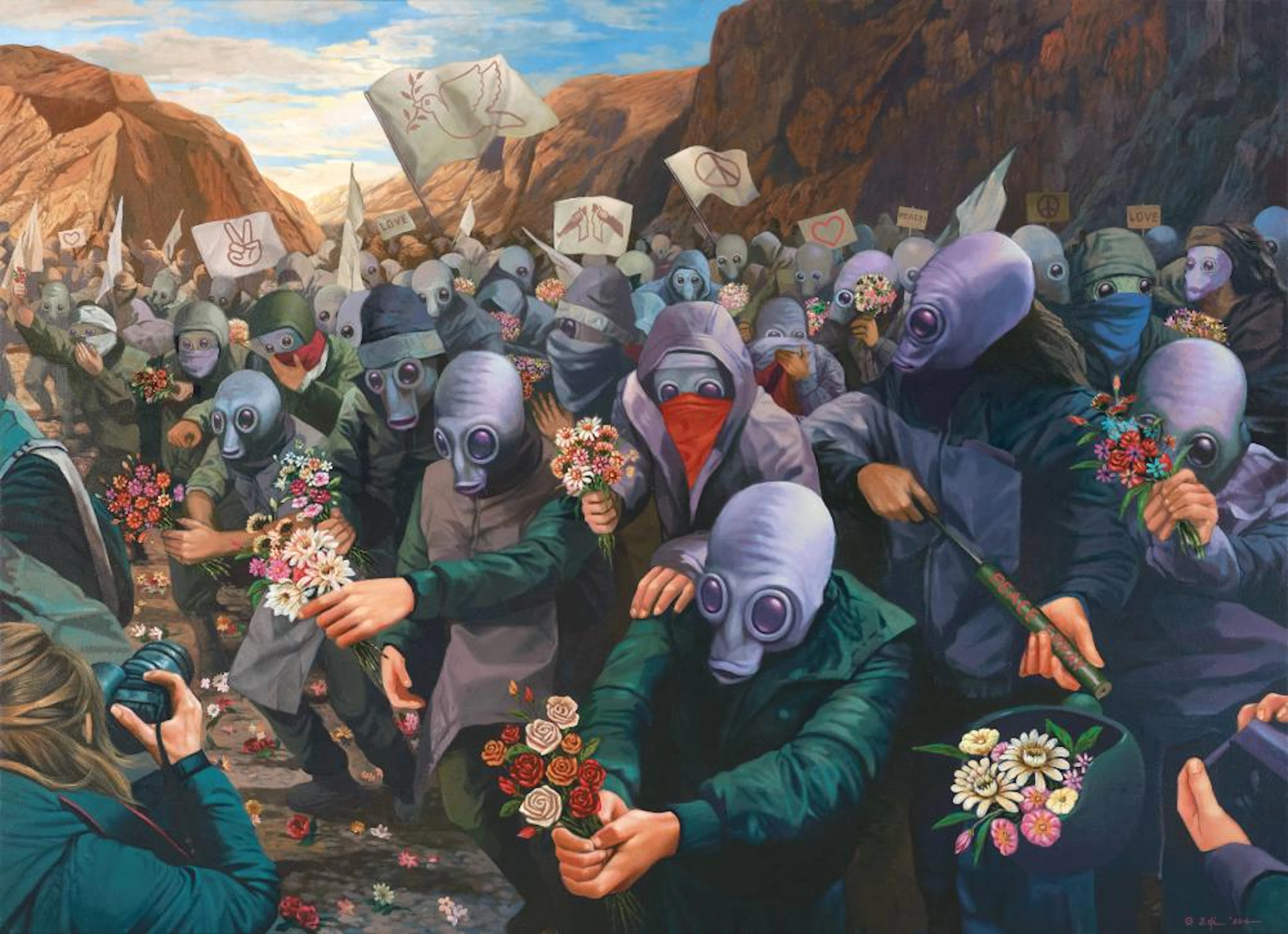 Dadi Setiyadi (b. Indonesia, 1977) Love Army, 2014