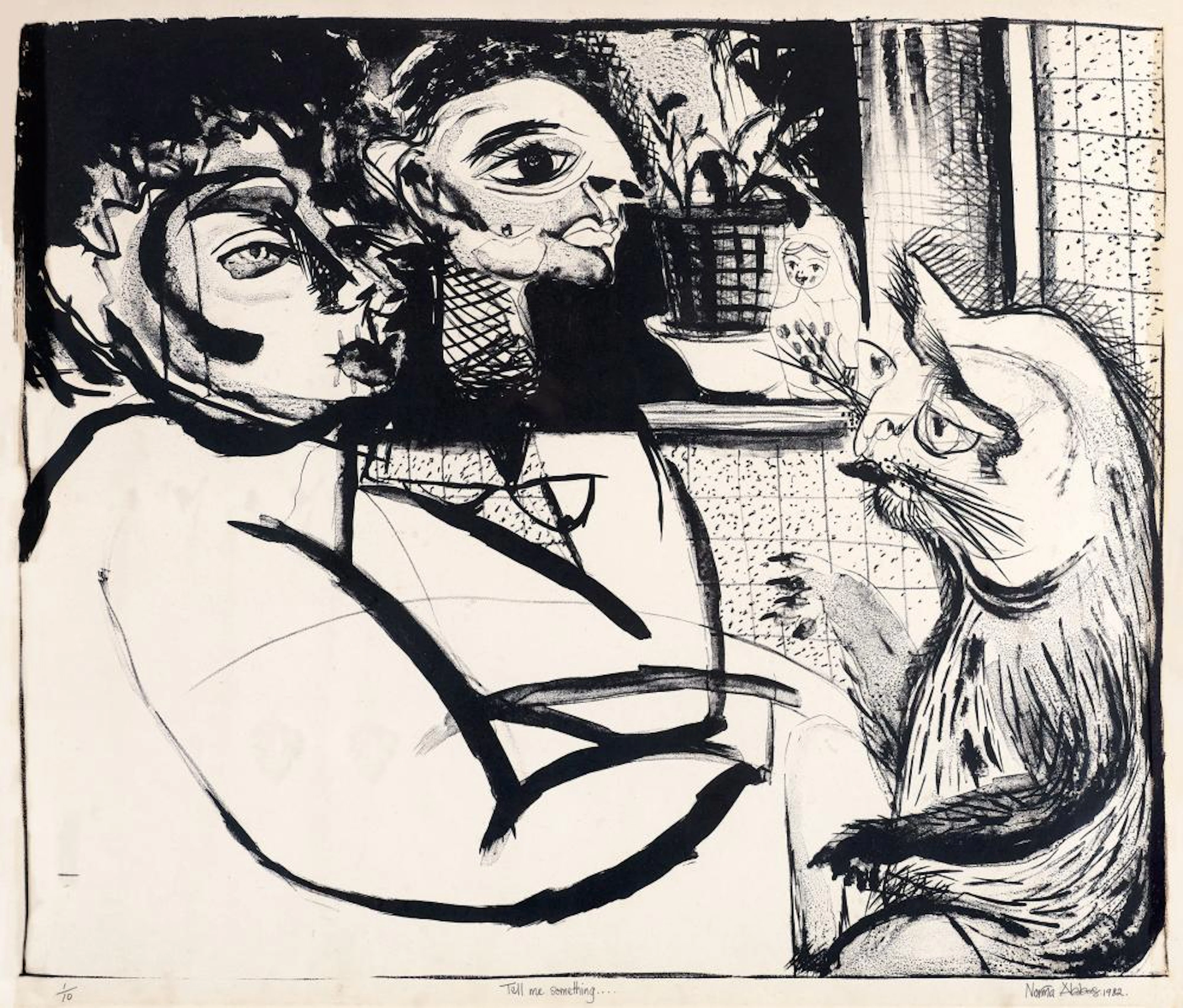 orma Abbas (b. Kuala Lumpur, 1951) Tell Me Something..., 1982