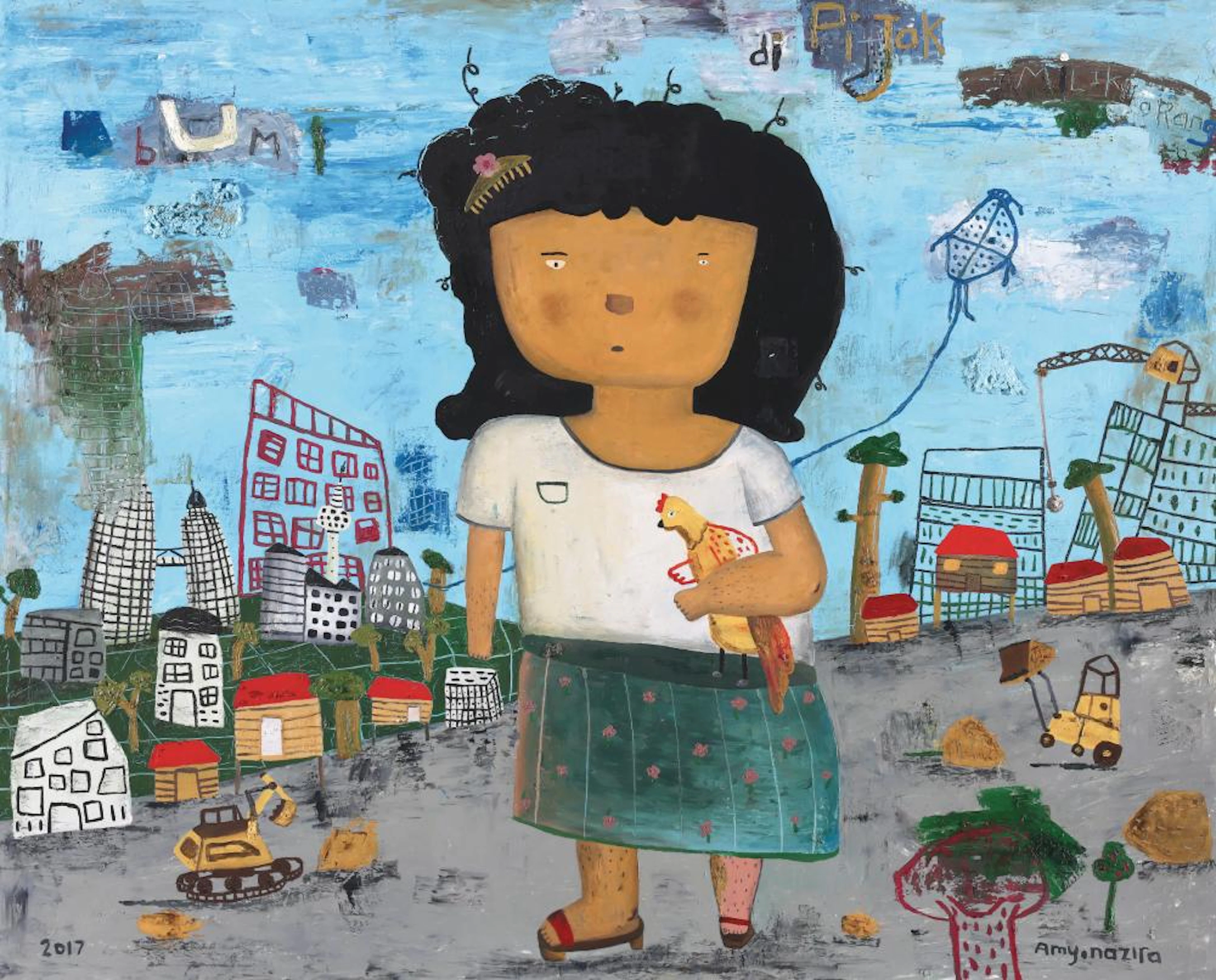 Wan Amy Nazira (b. 1989) Si Tamak, 2017