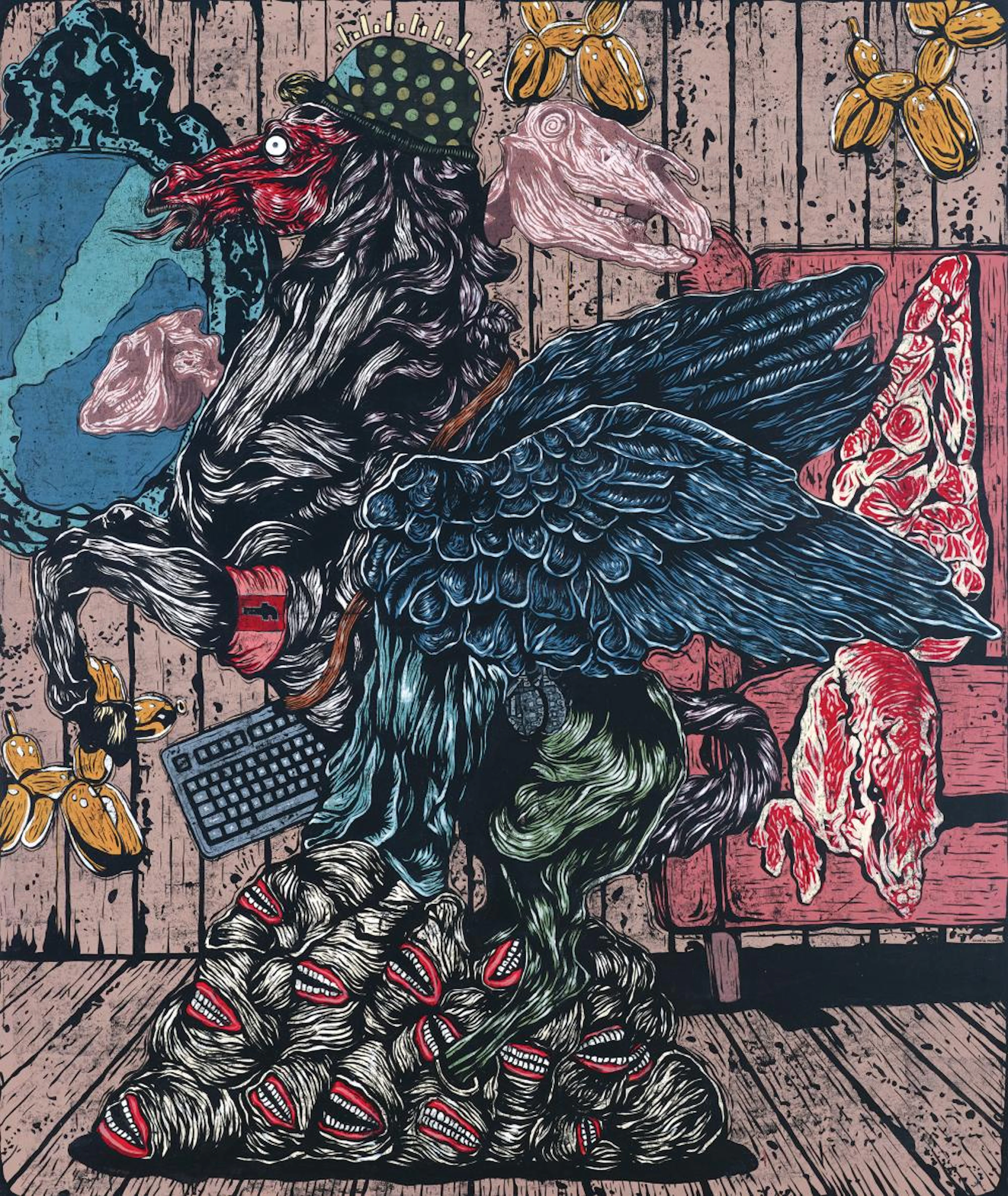 Shafiq Nordin (b. 1989) Keyboard Warrior, 2014