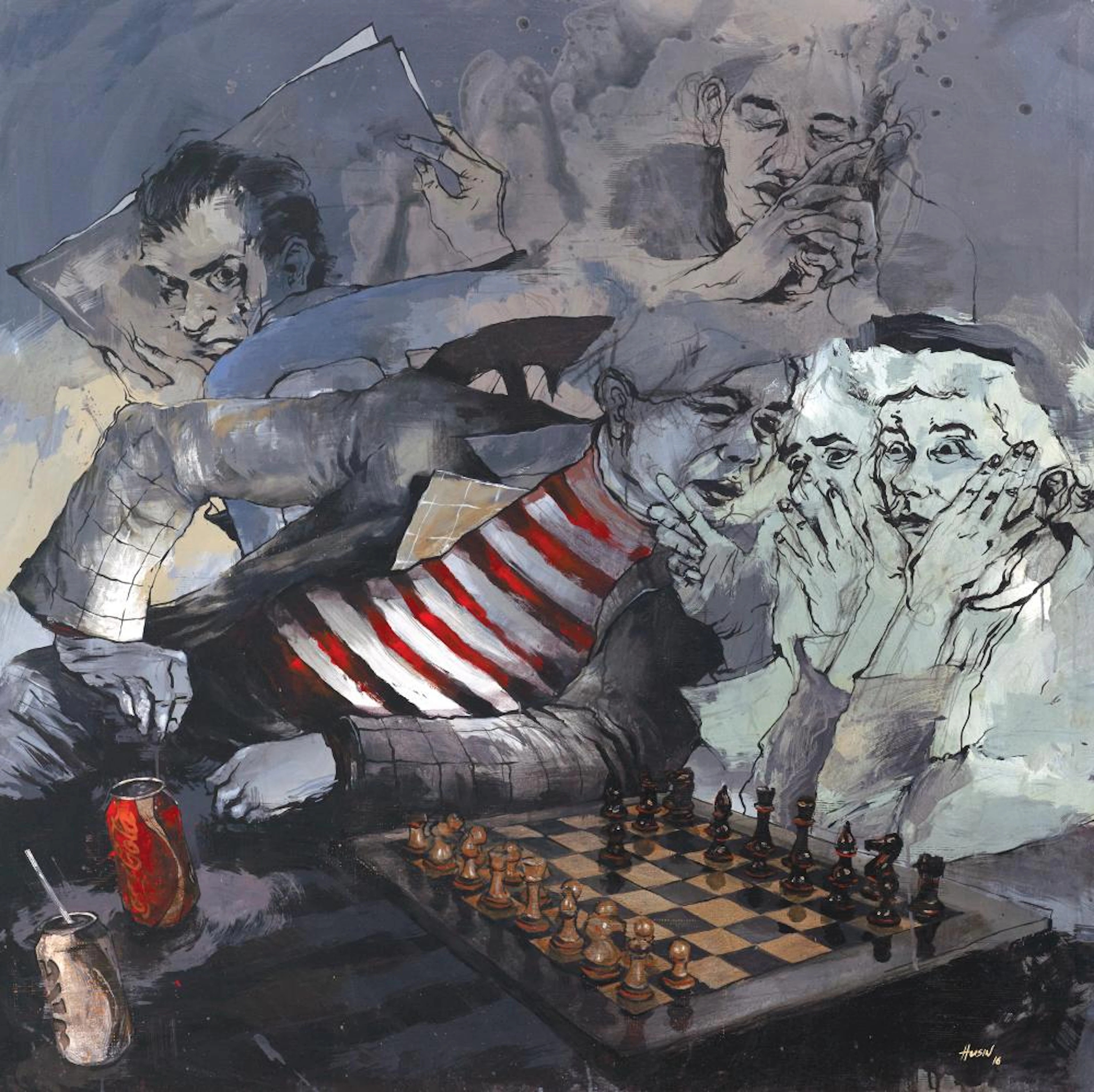 Husin Othman (b. Perak, 1987) Watak Sampingan, 2016