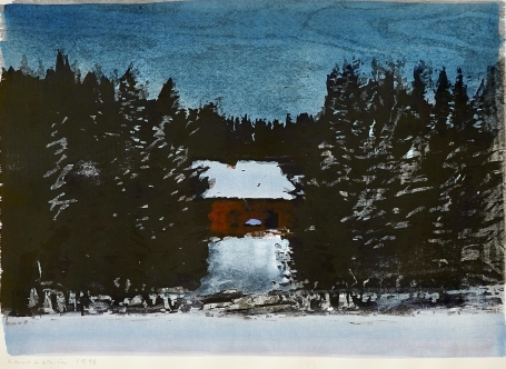 Lars Lerin Blandteknik 57x76